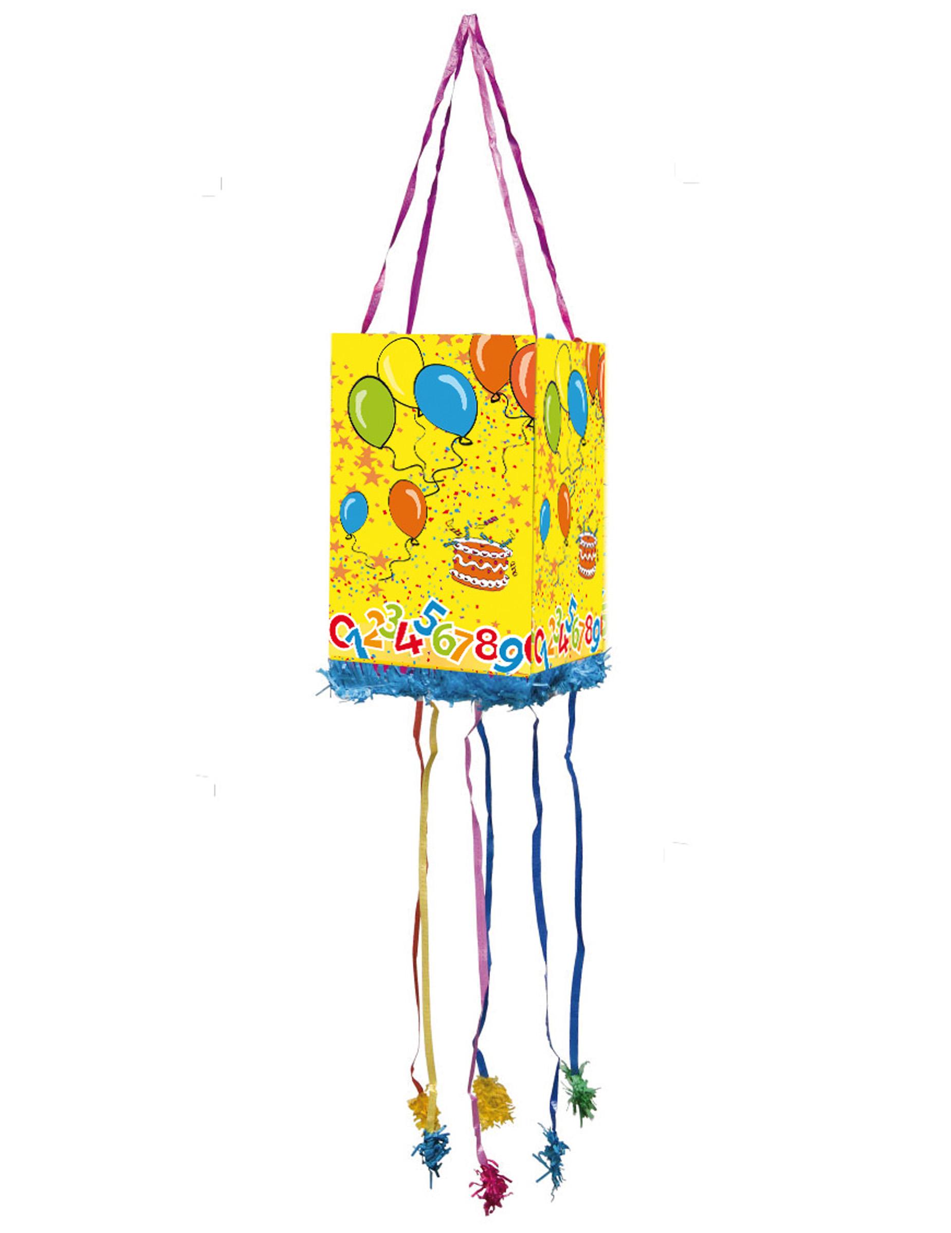 Piñata ballons d'anniversaire 32 x 20 cm