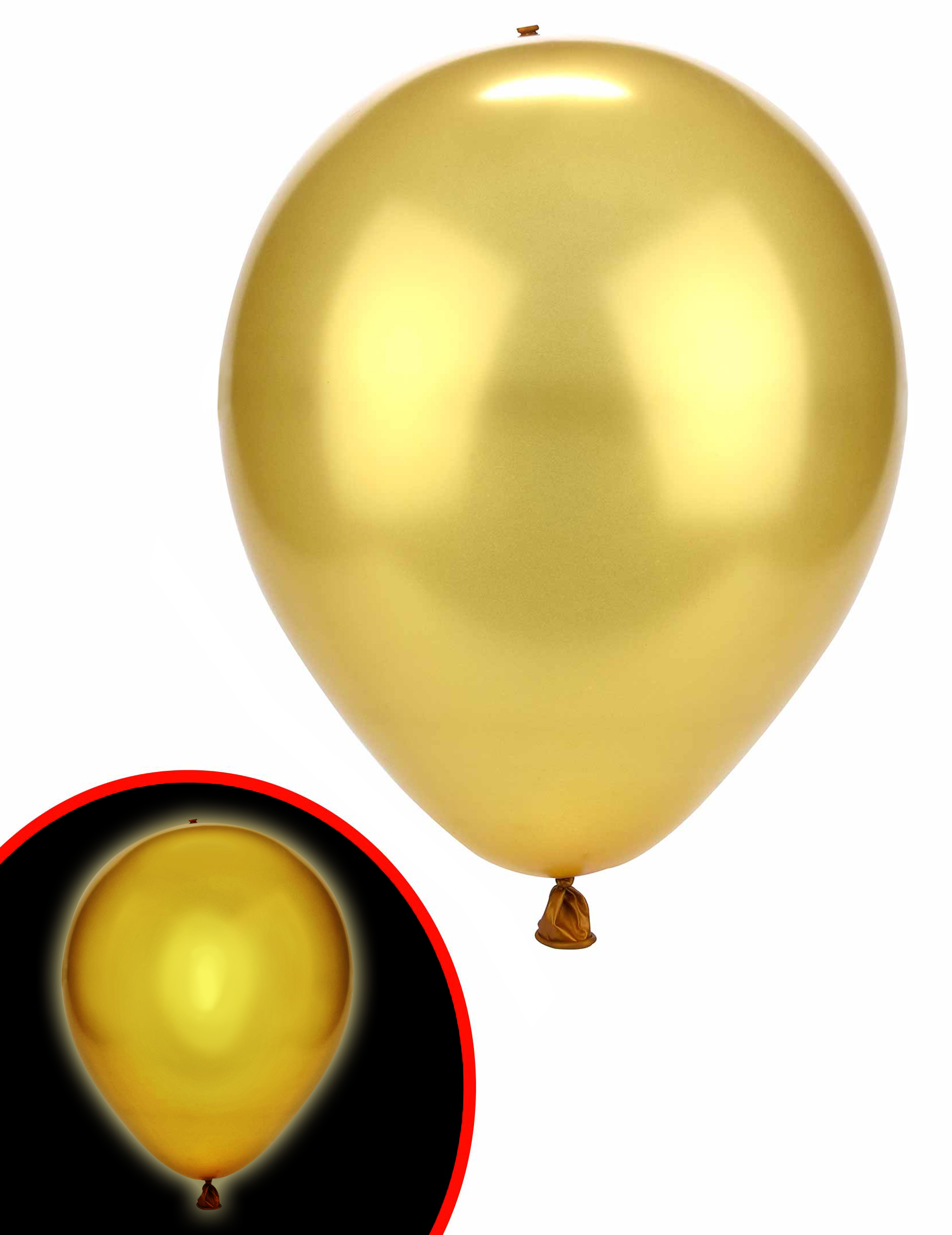 Ballon LED doré Illooms ®