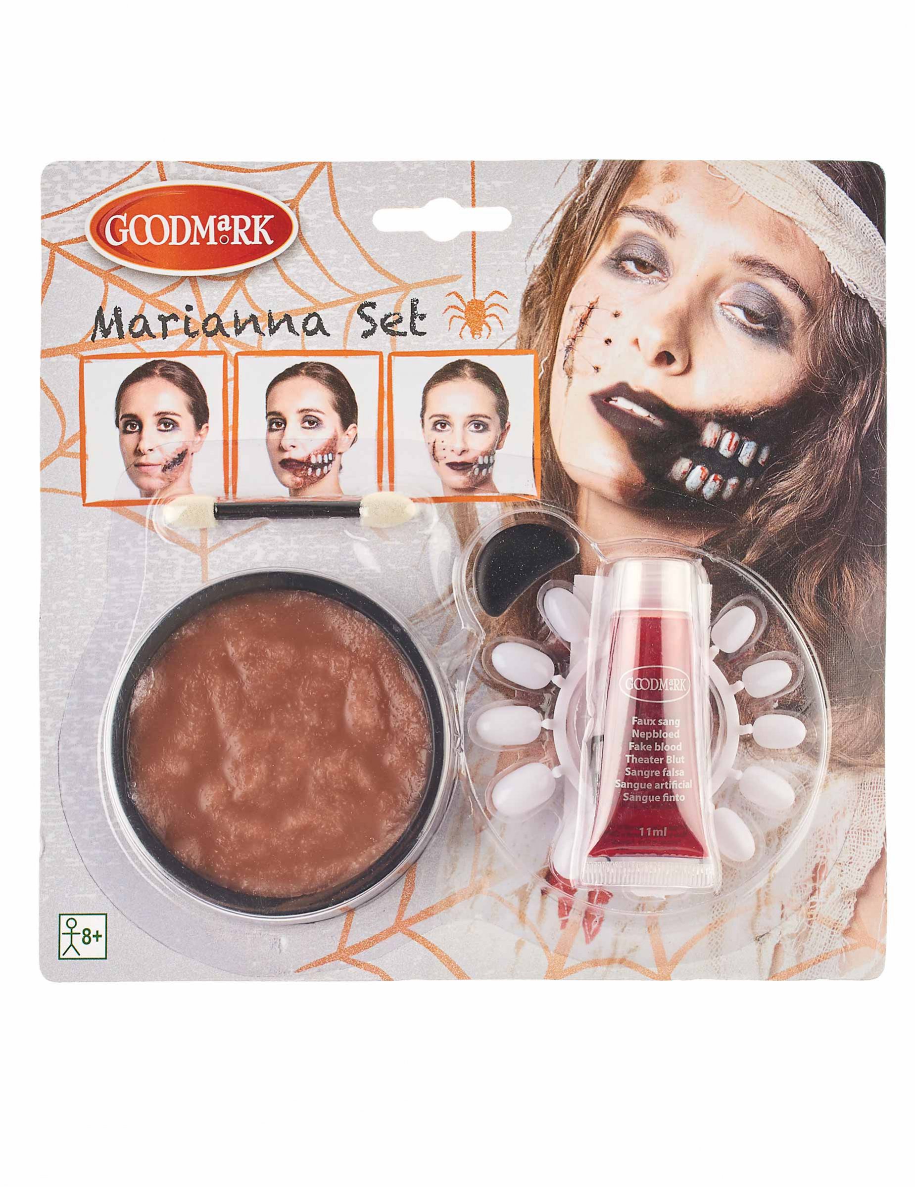 Kit maquillage bouche zombie adulte Halloween