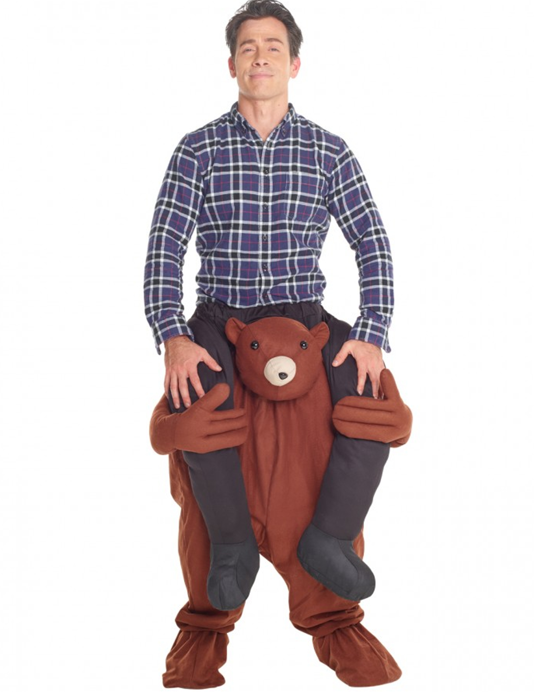 Déguisement homme à dos de nounours adulte