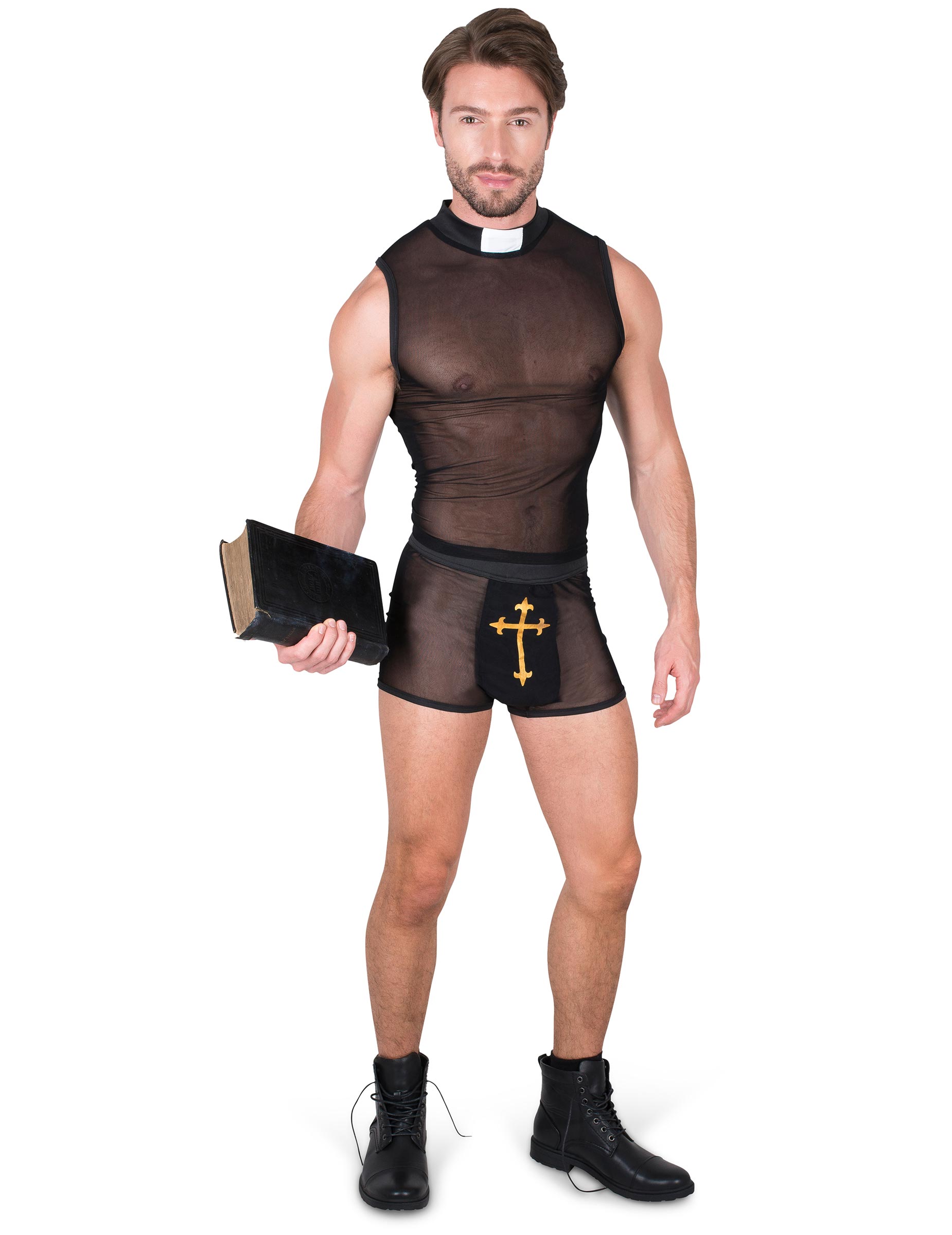 Déguisement prêtre pécheur homme