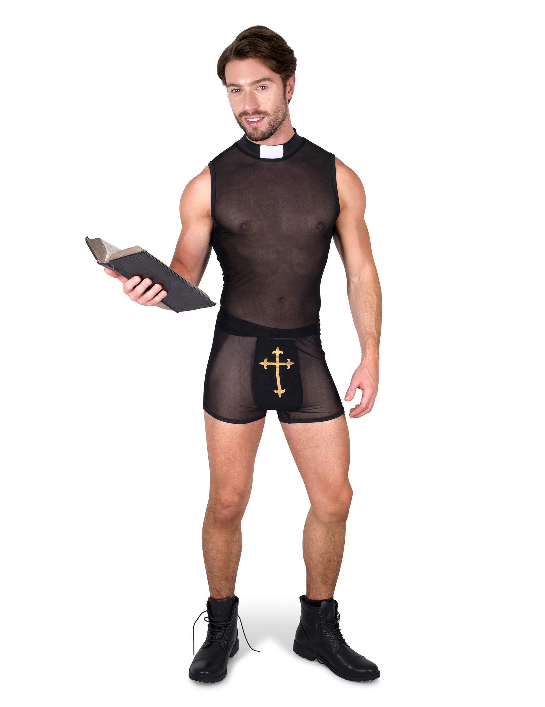 Déguisement prêtre pécheur homme