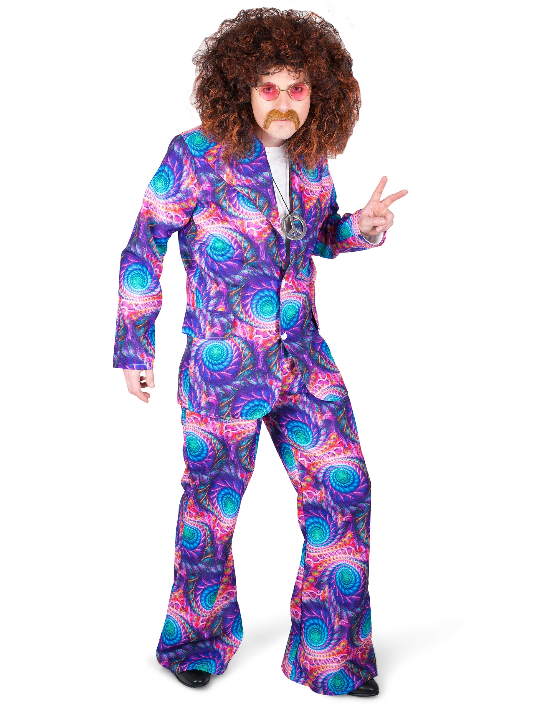 Déguisement disco psychédélique homme
