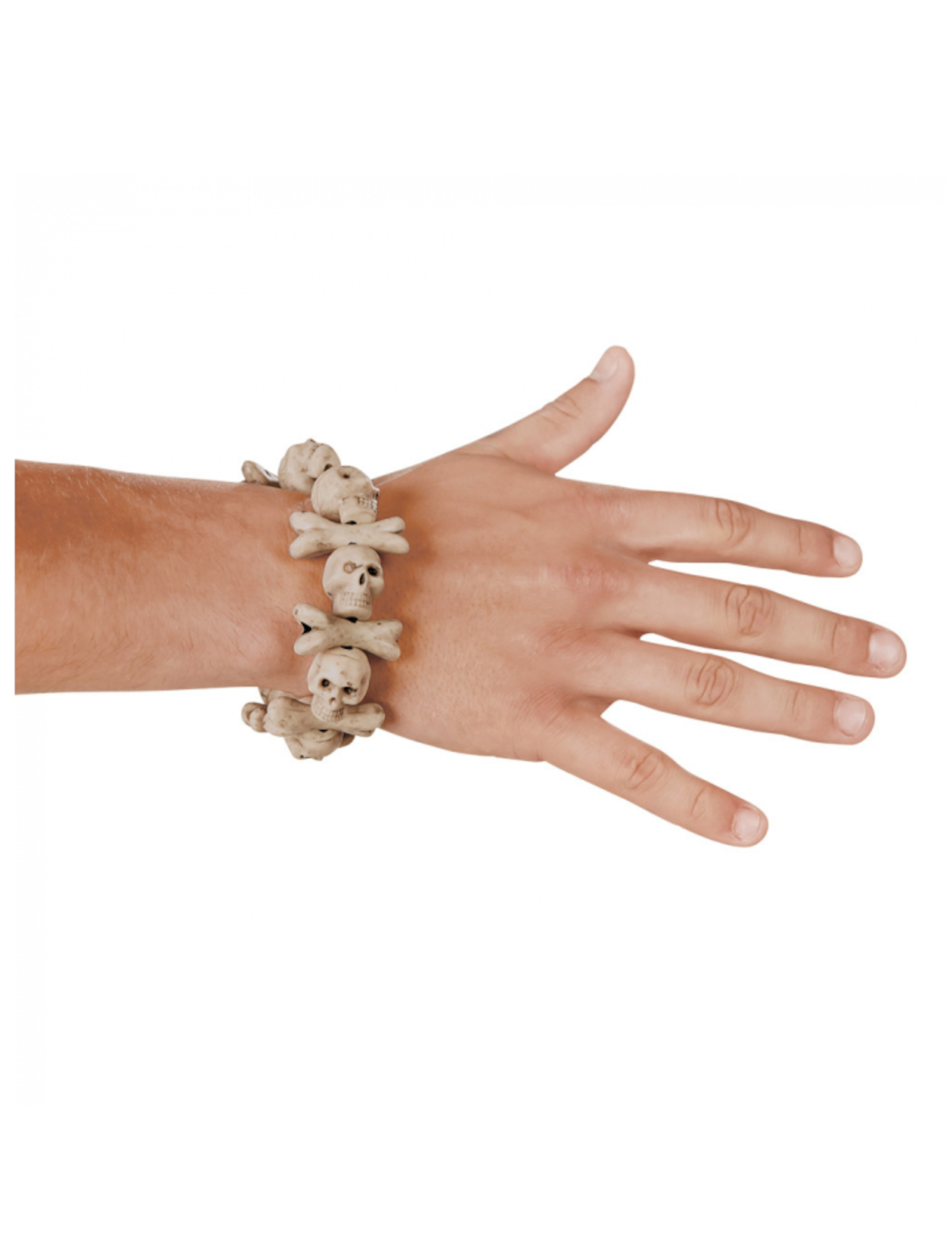 Bracelet têtes de mort adulte