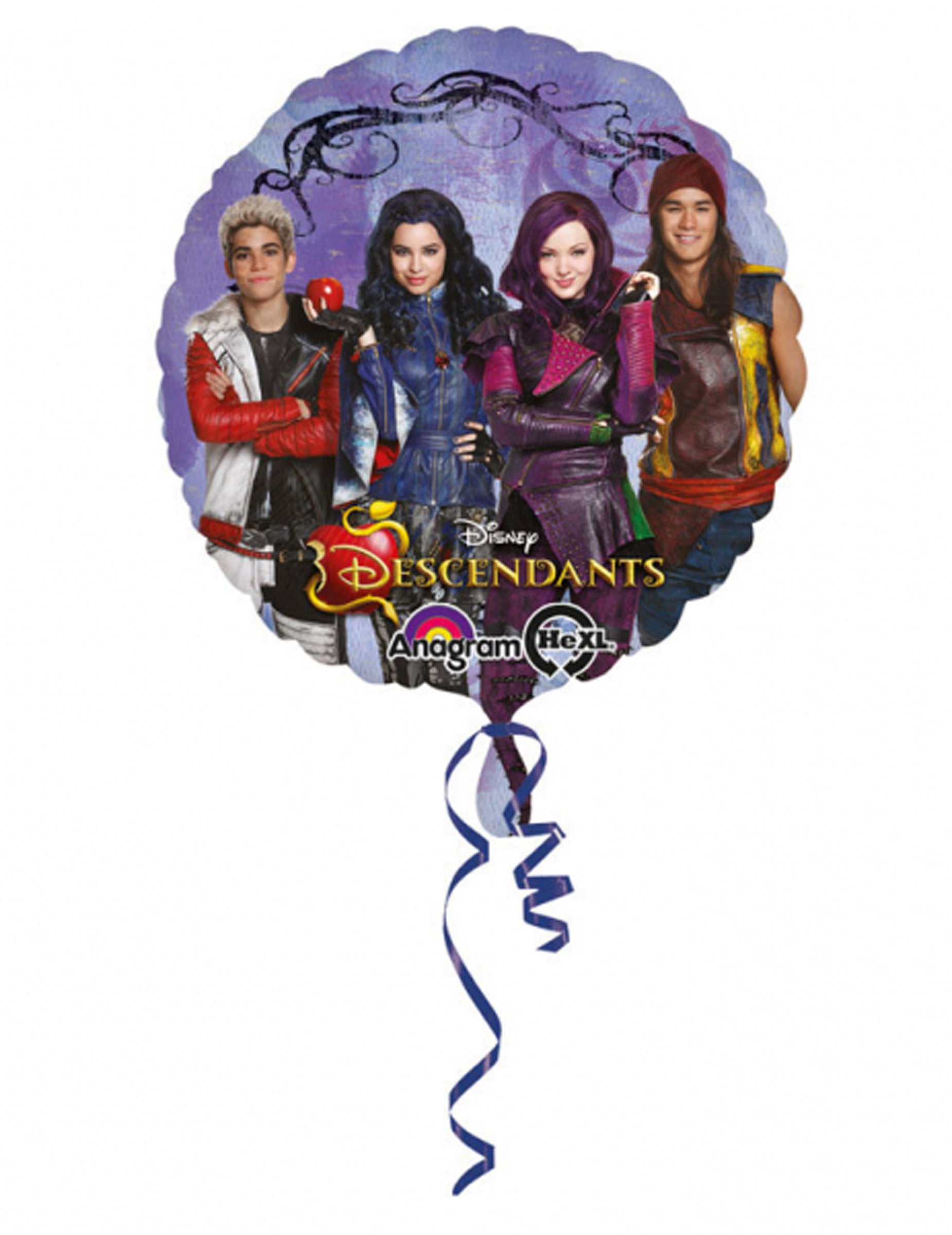Ballon aluminium Descendants  43 cm