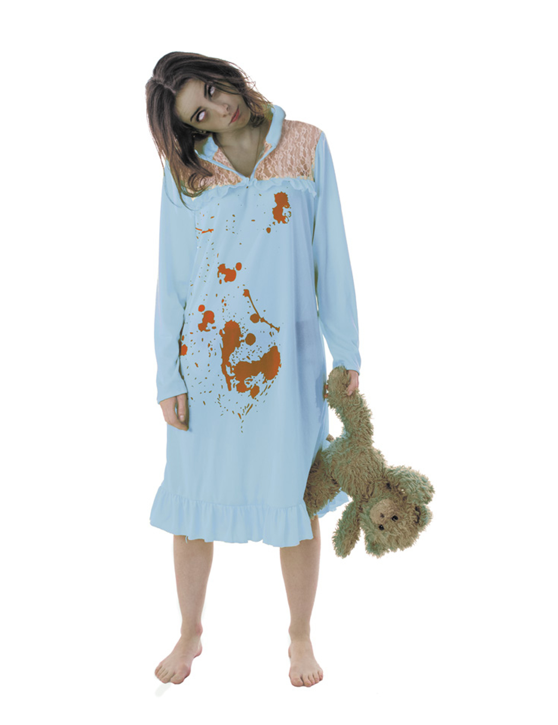 Déguisement zombie pyjama femme Halloween