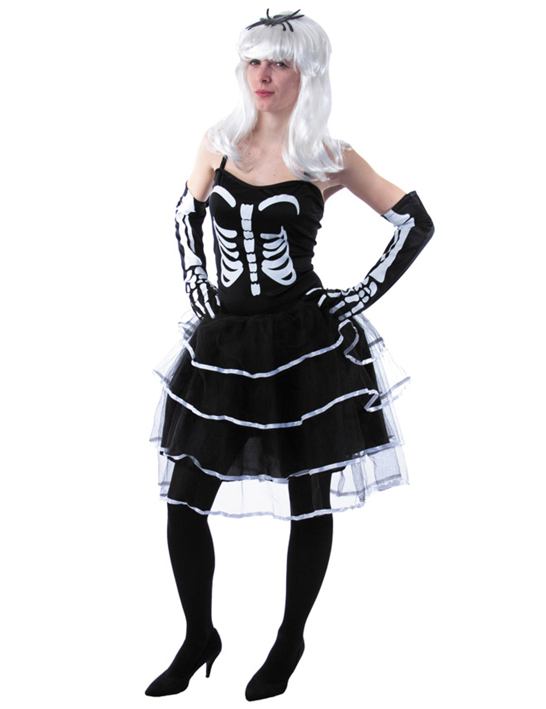 Déguisement princesse squelette femme Halloween