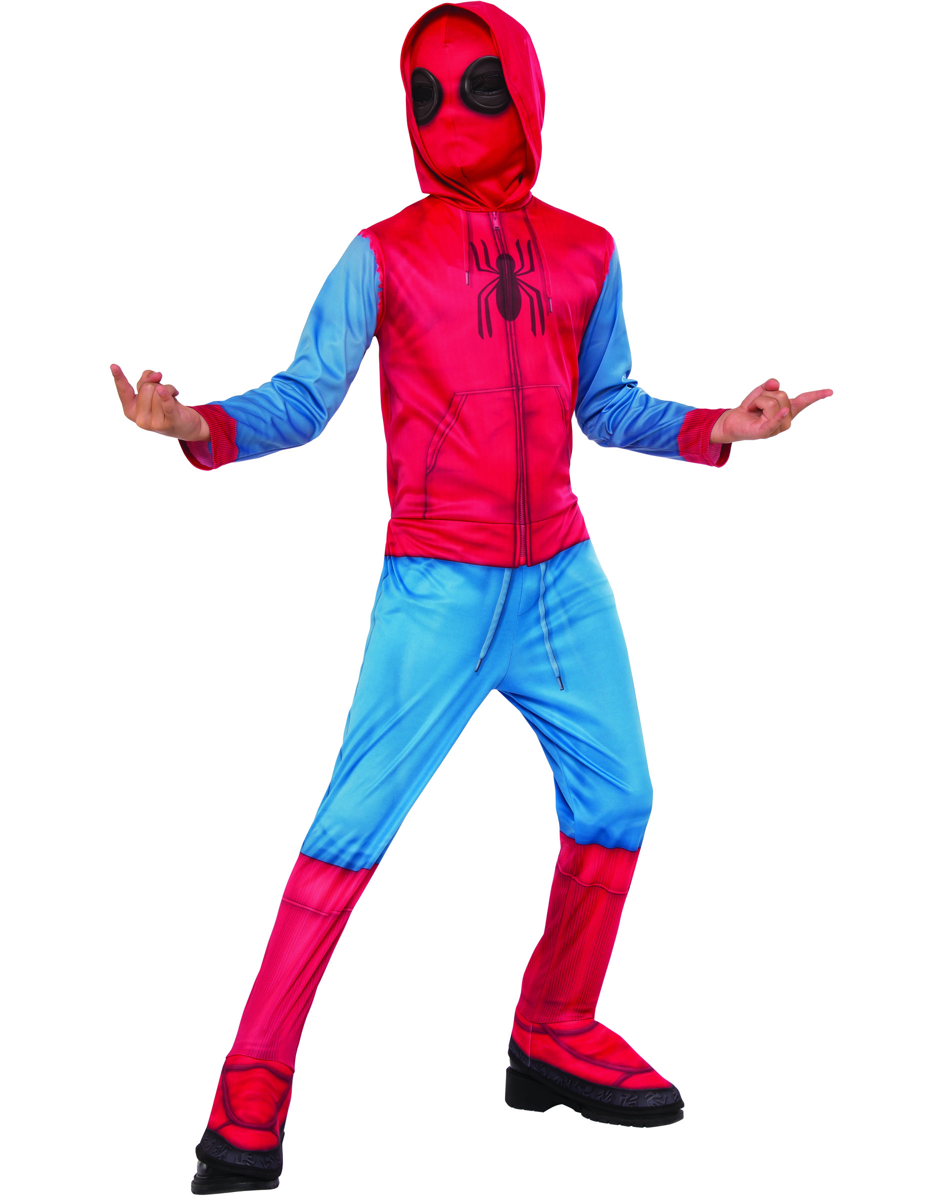 Déguisement classique Spider-Man Homecoming  avec couvre-bottes enfant