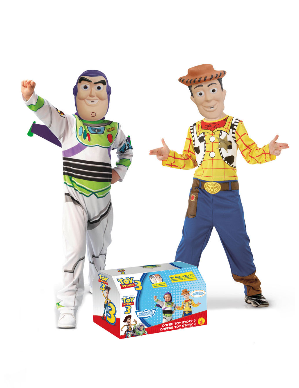 Coffret déguisements Buzz et Woody Toy Story enfant