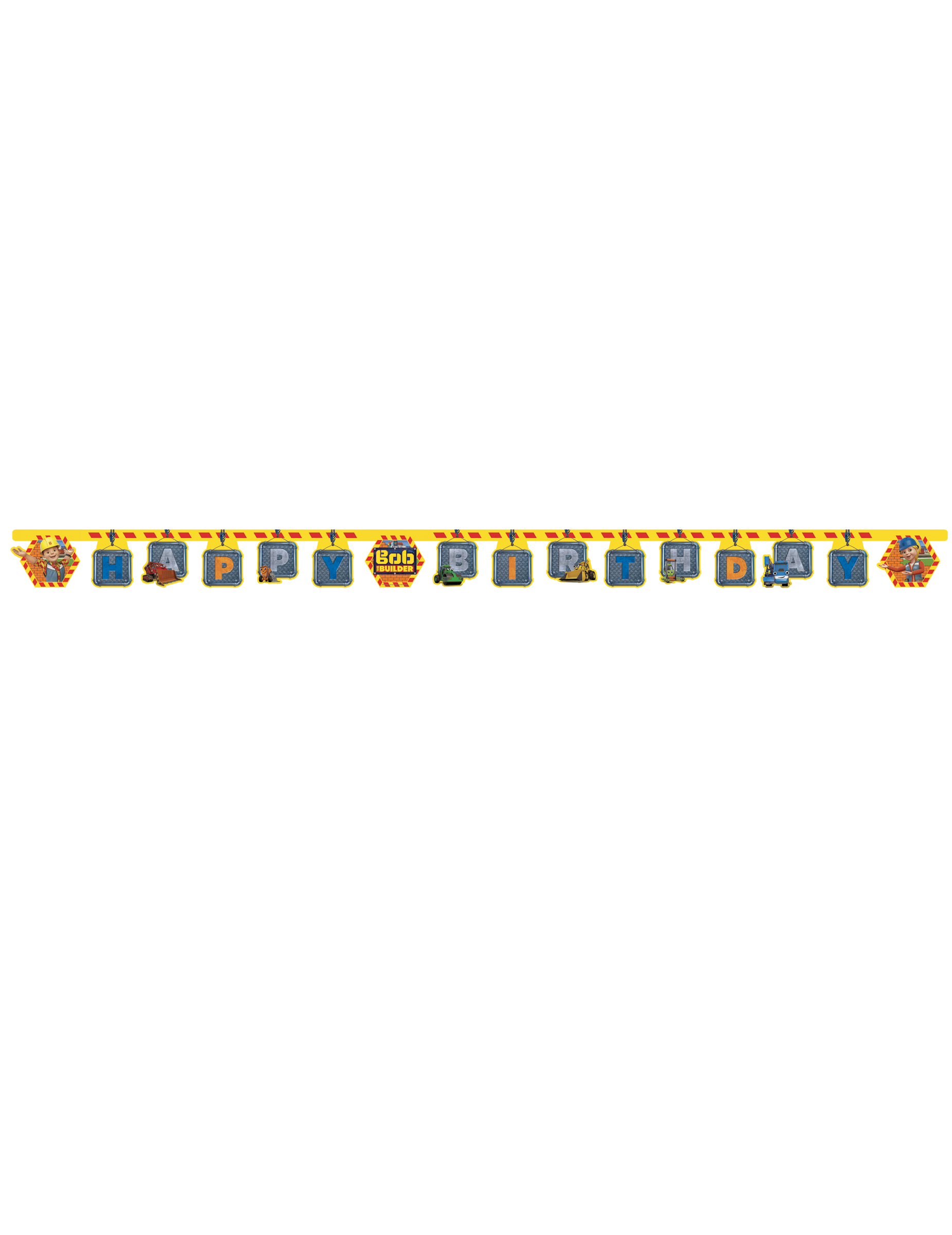 Guirlande happy birthday Bob the builder  200 x 16 cm