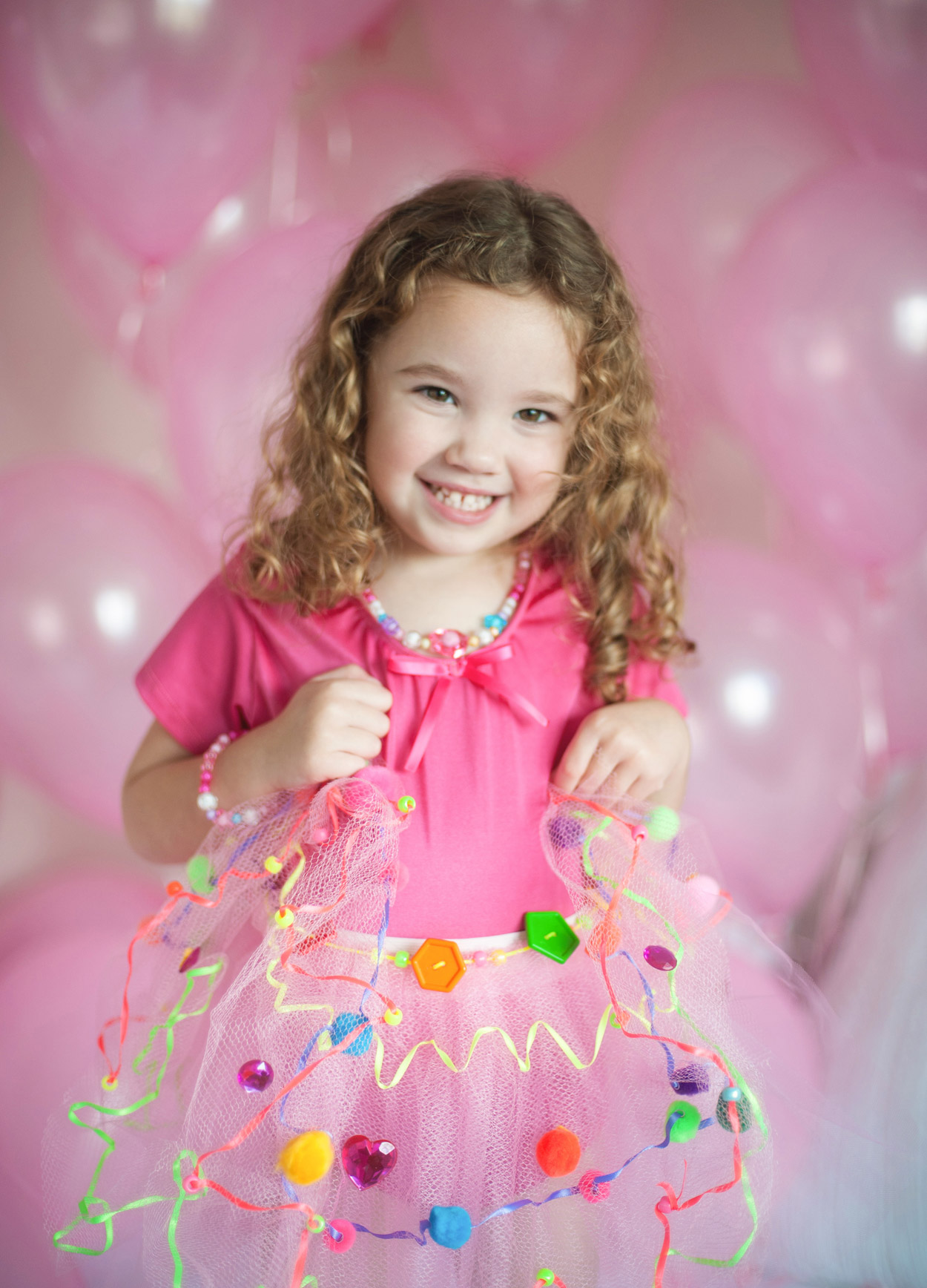 Tutu rose à customiser fille
