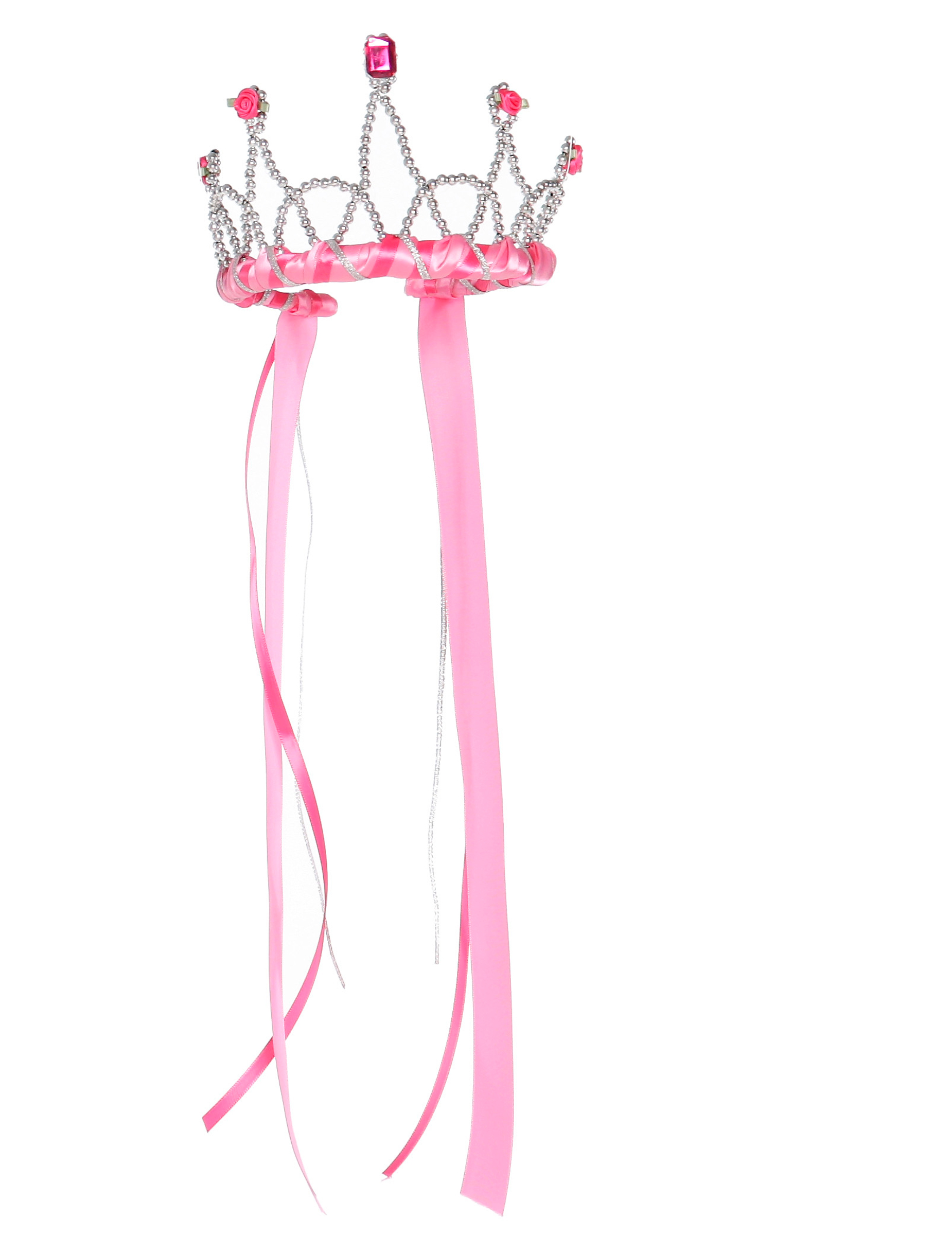 Couronne reine médiévale rose fille