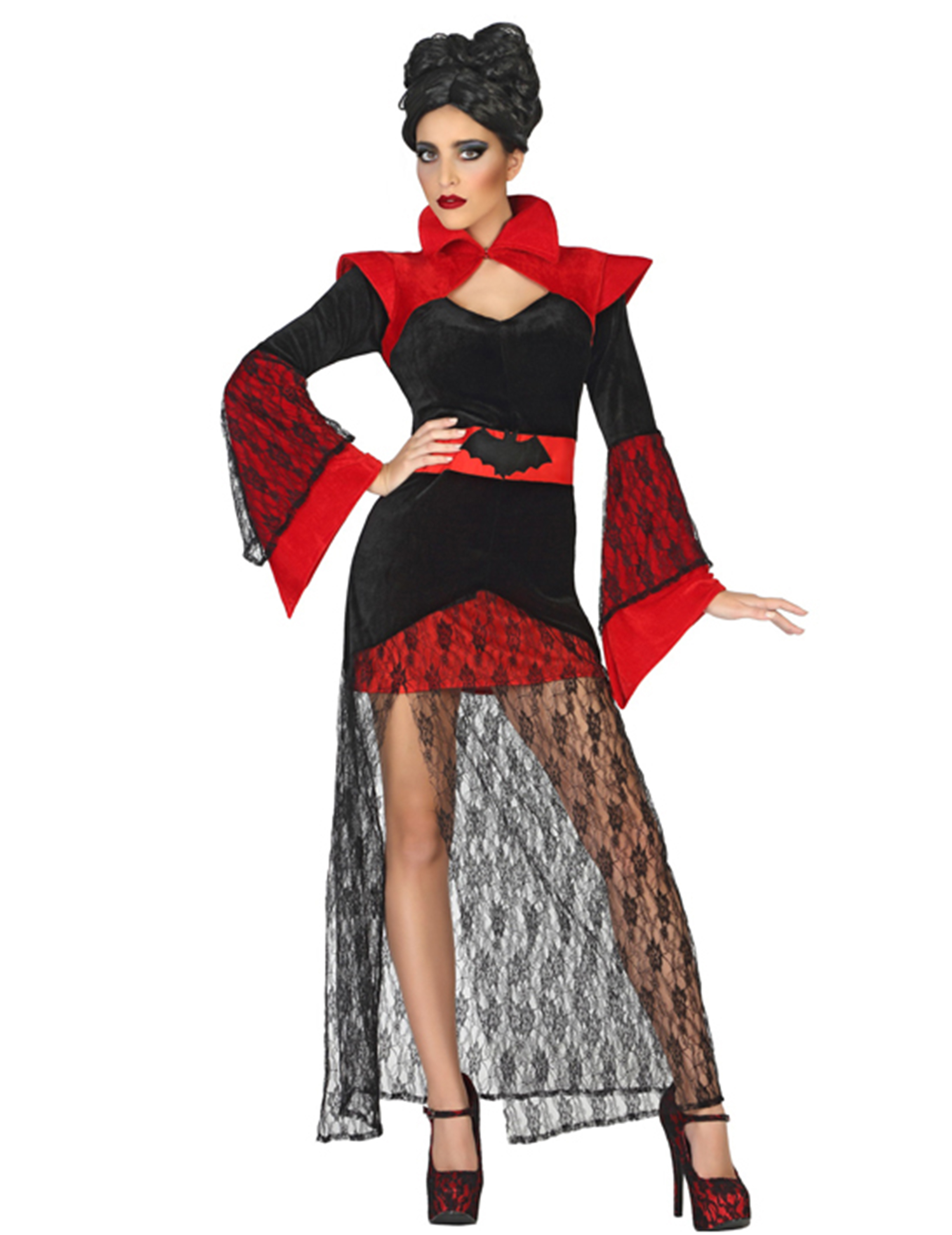 Déguisement vampire en dentelle femme Halloween