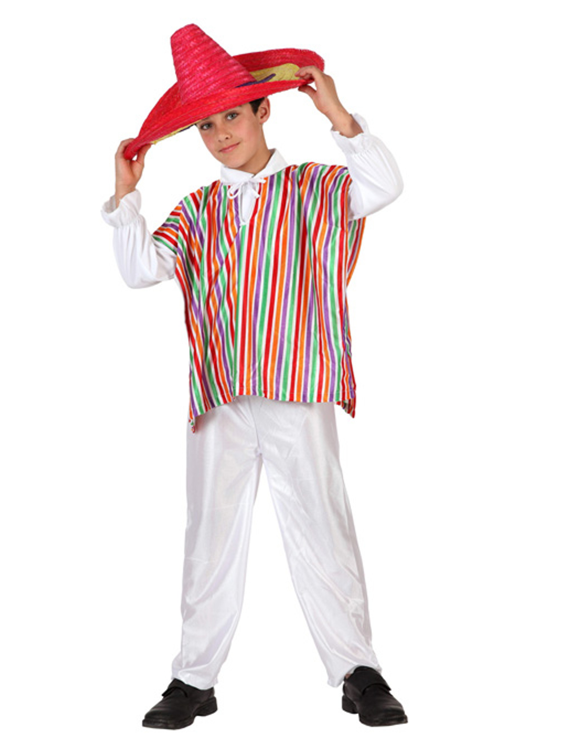 Déguisement mexicain poncho garçon