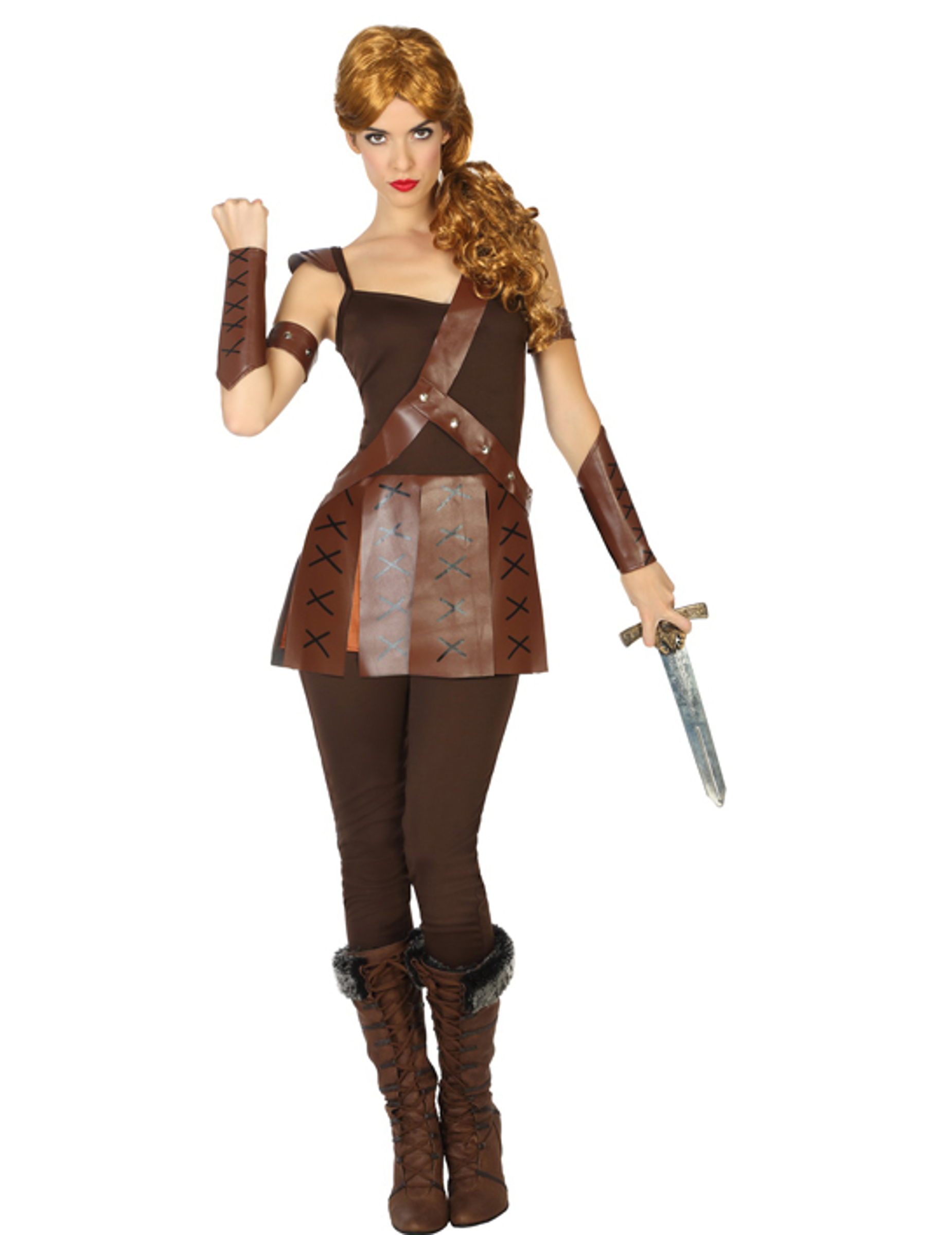 Déguisement gladiatrice romaine femme