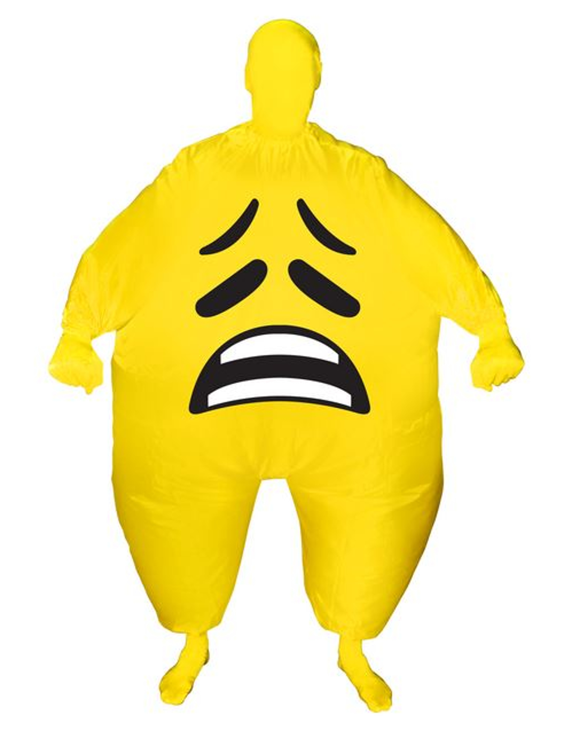 Déguisement gonflable visage triste adulte Morphsuits