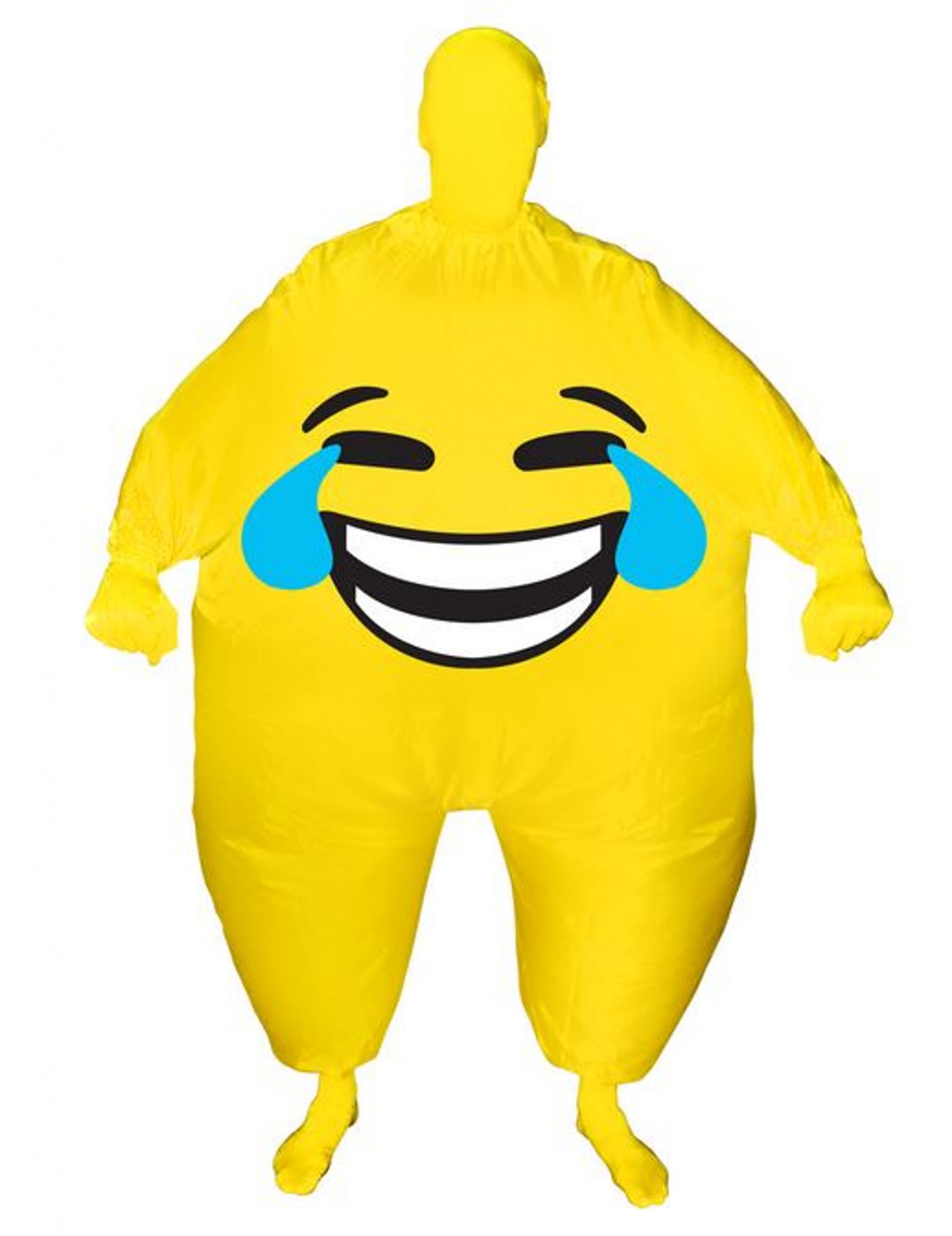 Déguisement gonflable visage heureux adulte Morphsuits
