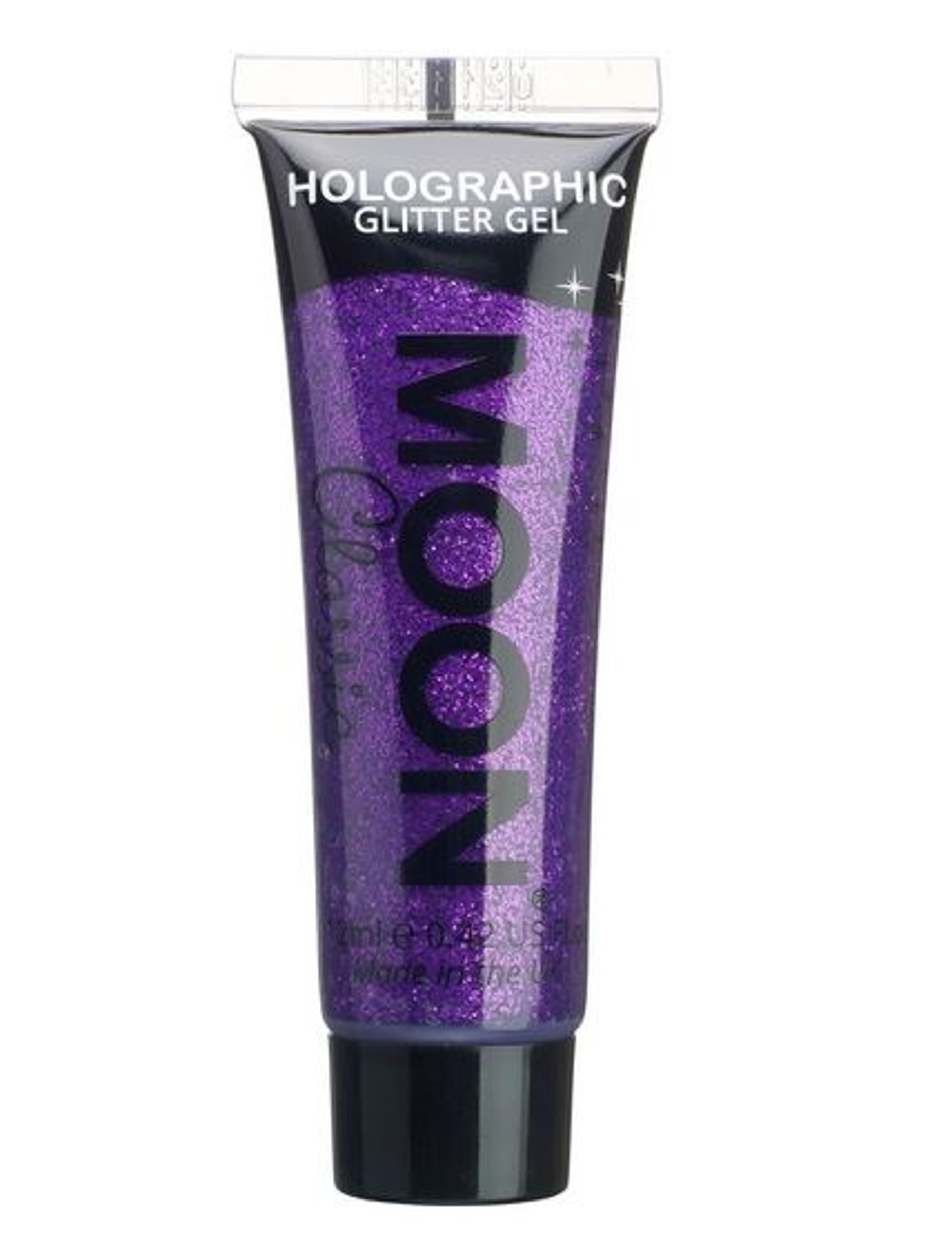 Gel à paillettes violettes 12 ml Moonglow ©