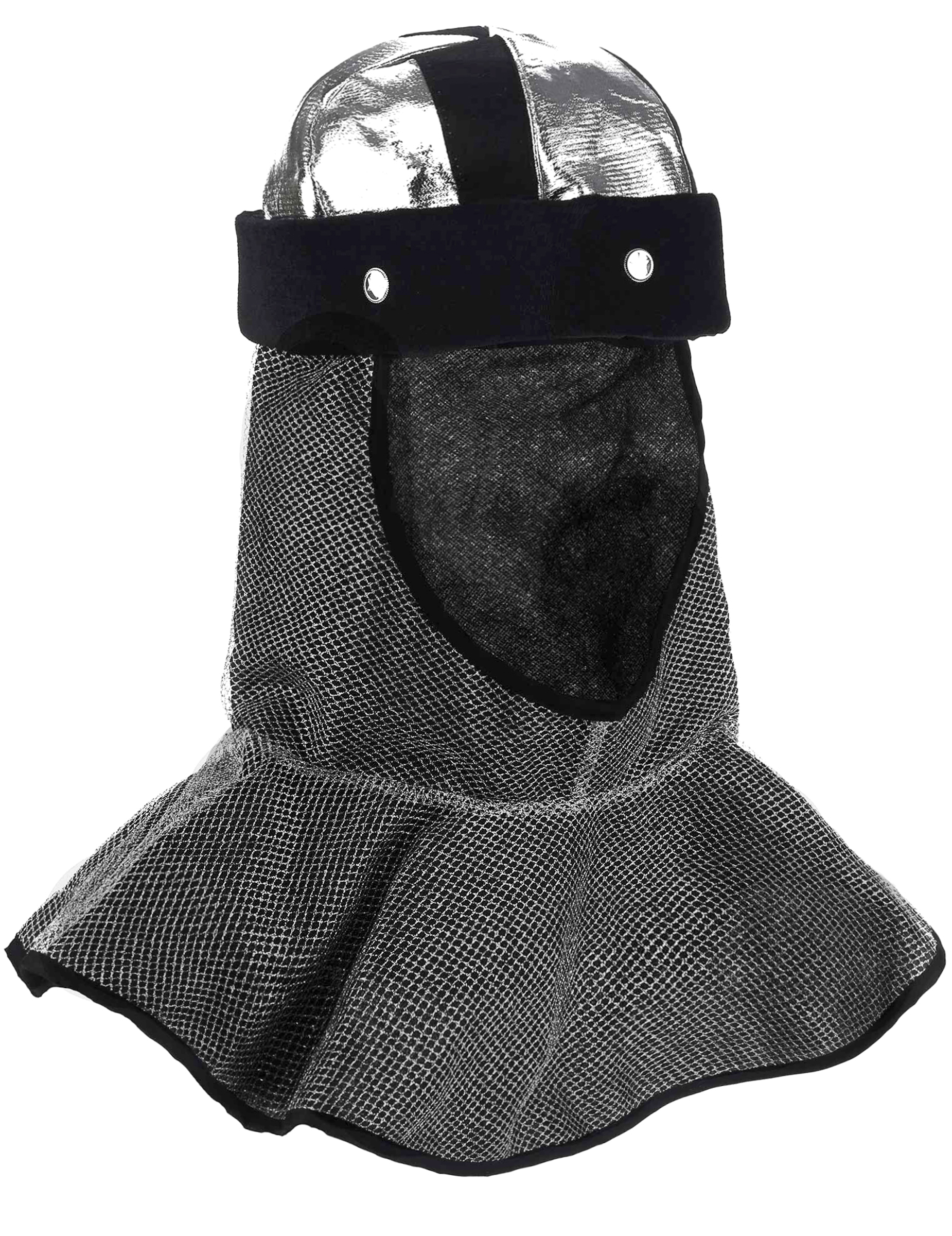 Casque chevalier cotte de mailles adulte