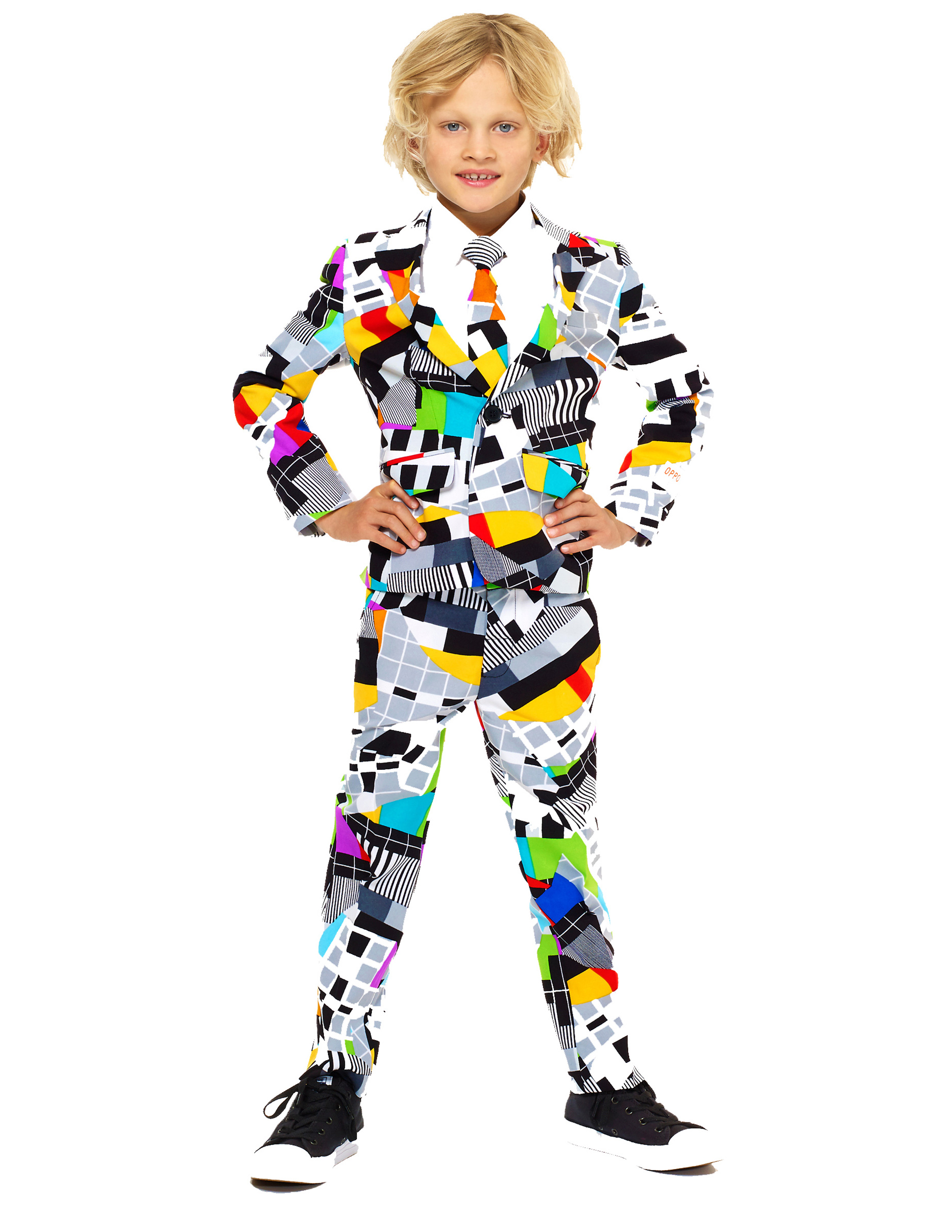 Costume Mr. Technicolor enfant Opposuits