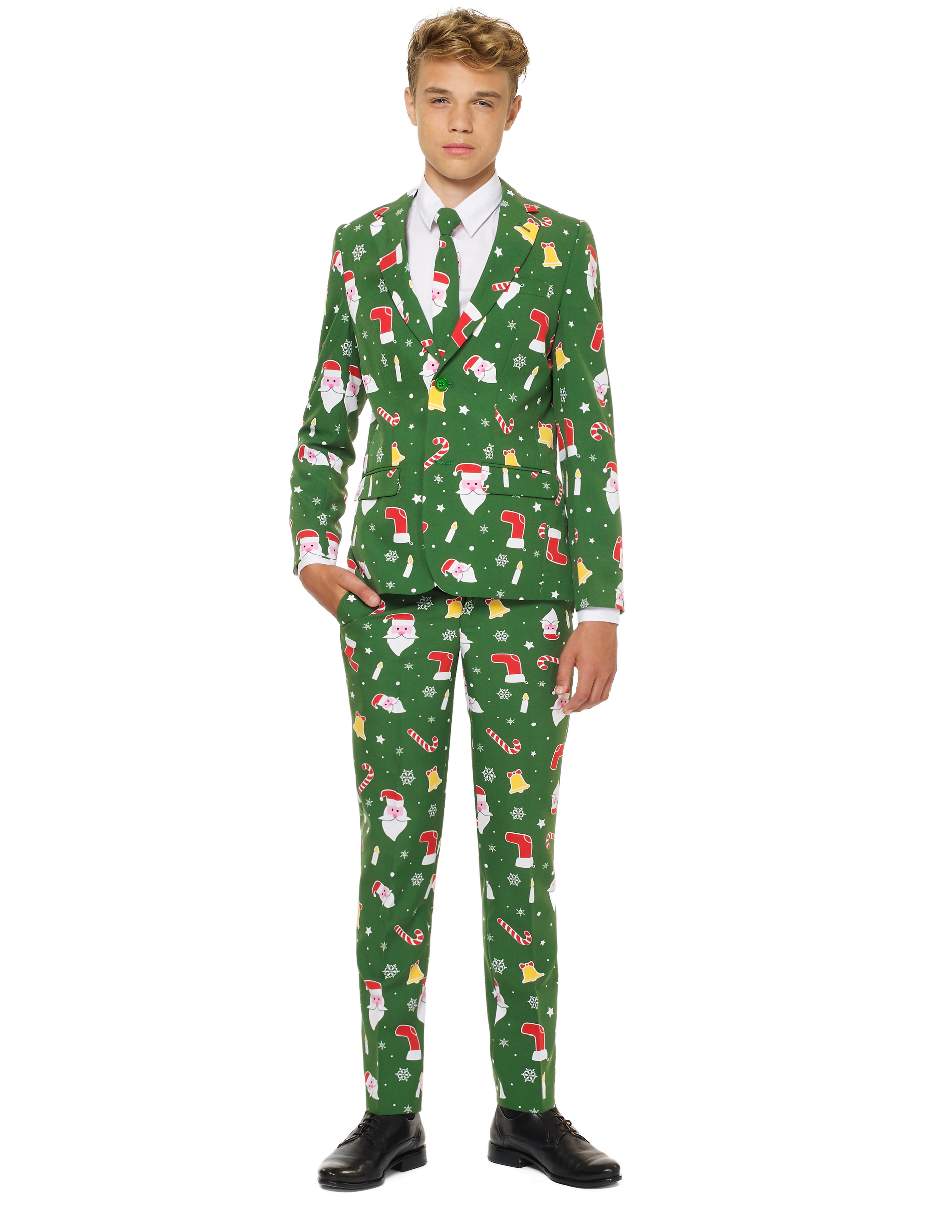 Costume Mr. Santaboss adolescent Opposuits