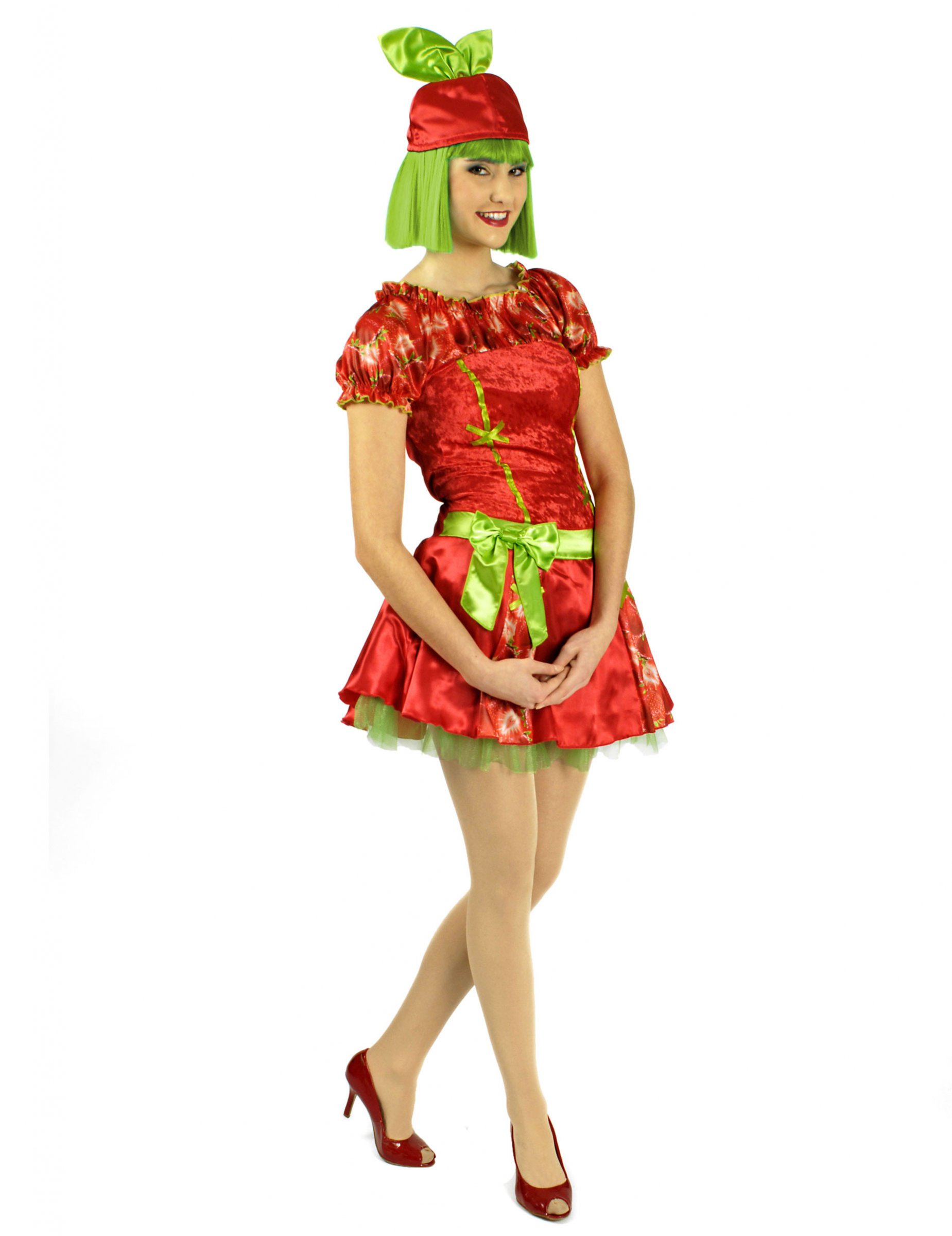 Déguisement fraise femme