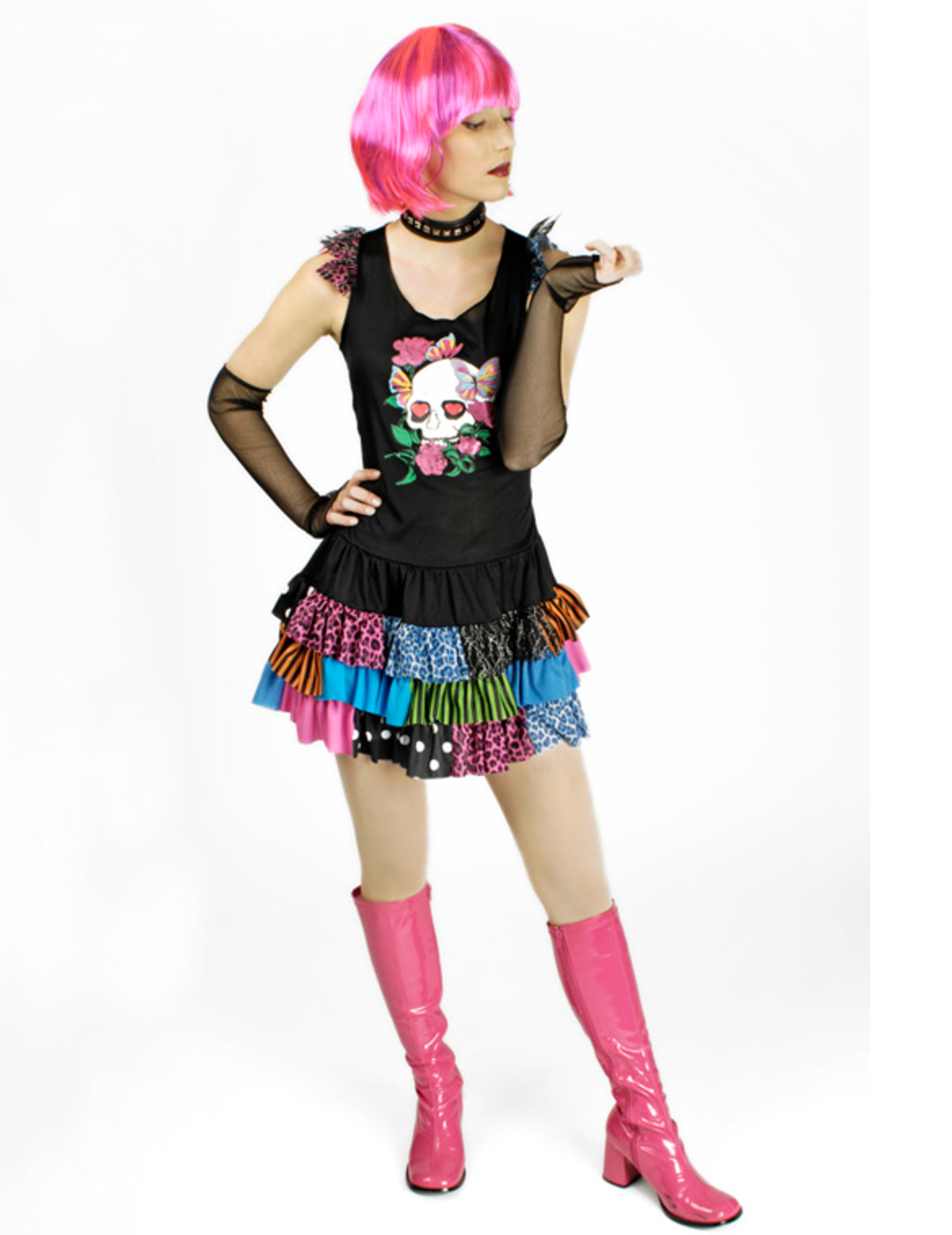 Déguisement lovely punk femme