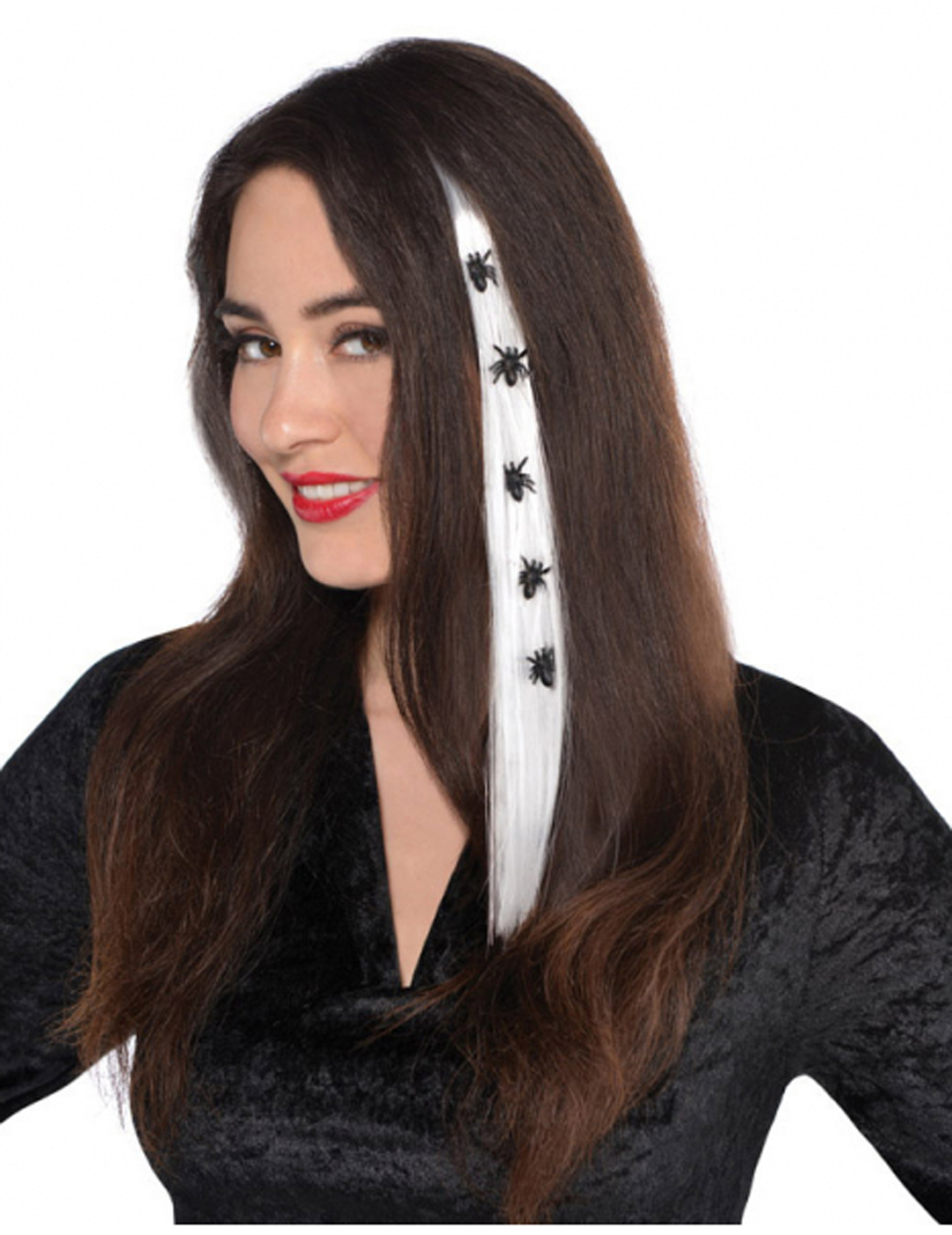 Extension de cheveux mèche avec arraignées Halloween