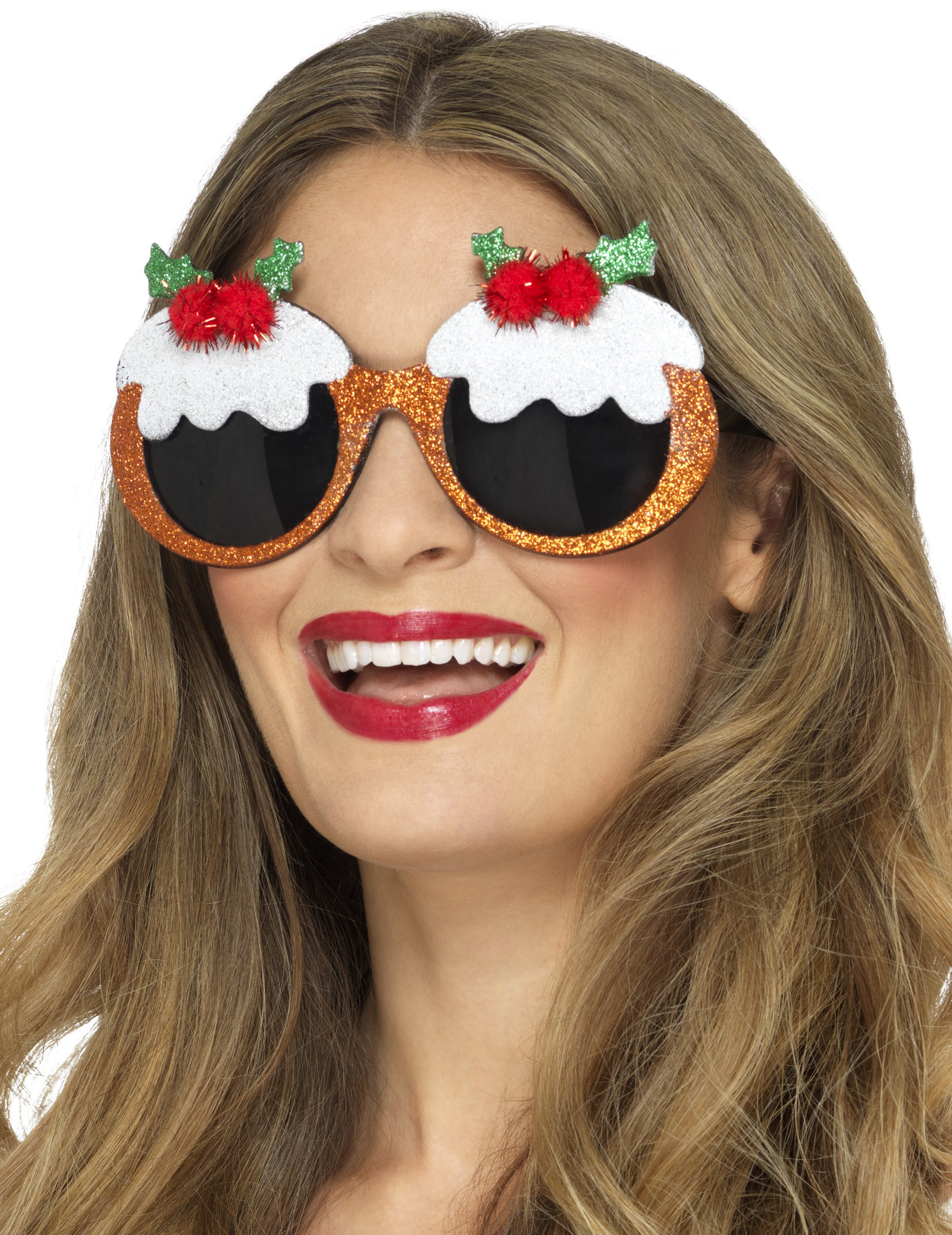 Lunettes pudding adulte Noël
