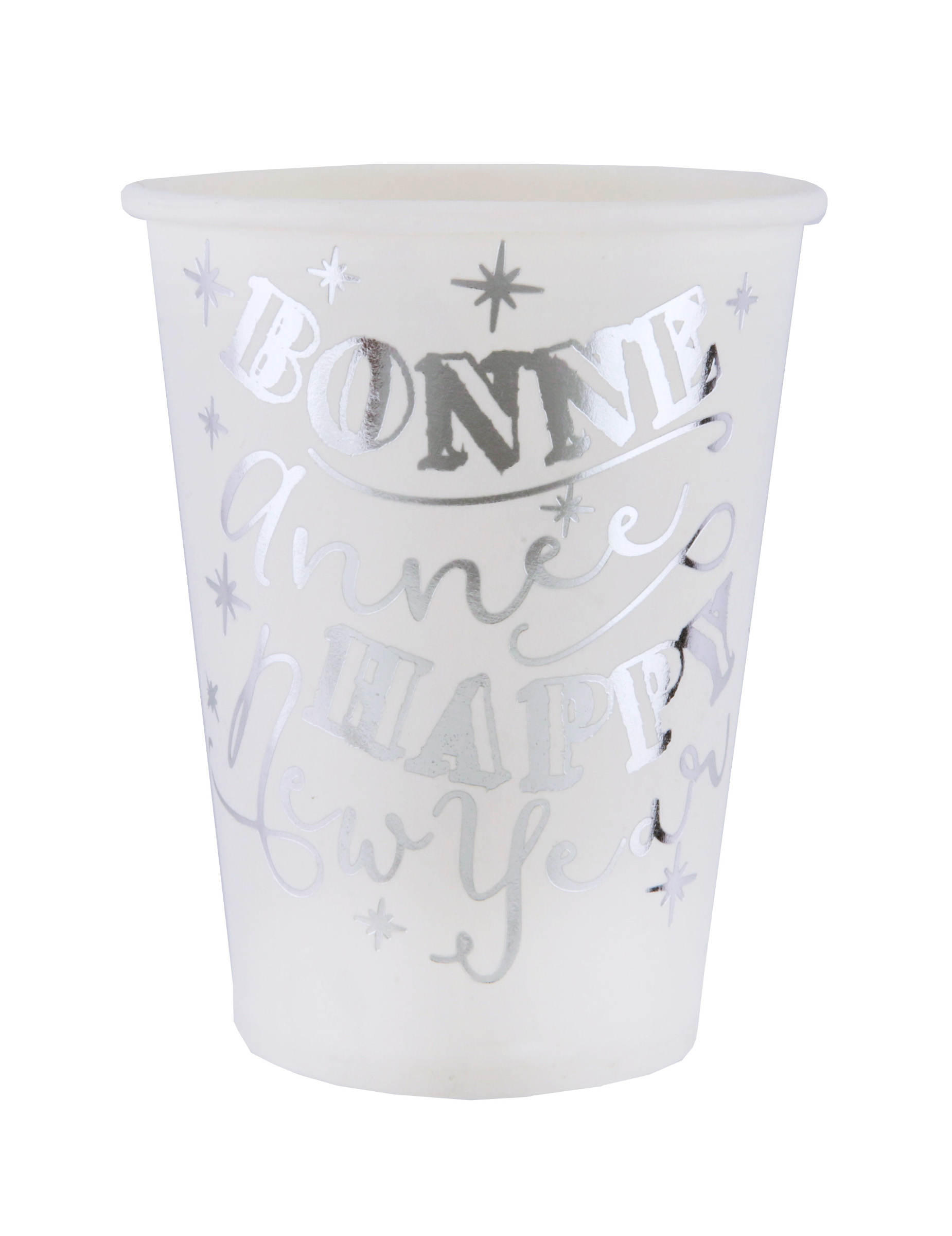 10 Gobelets en carton Bonne Année 250 ml