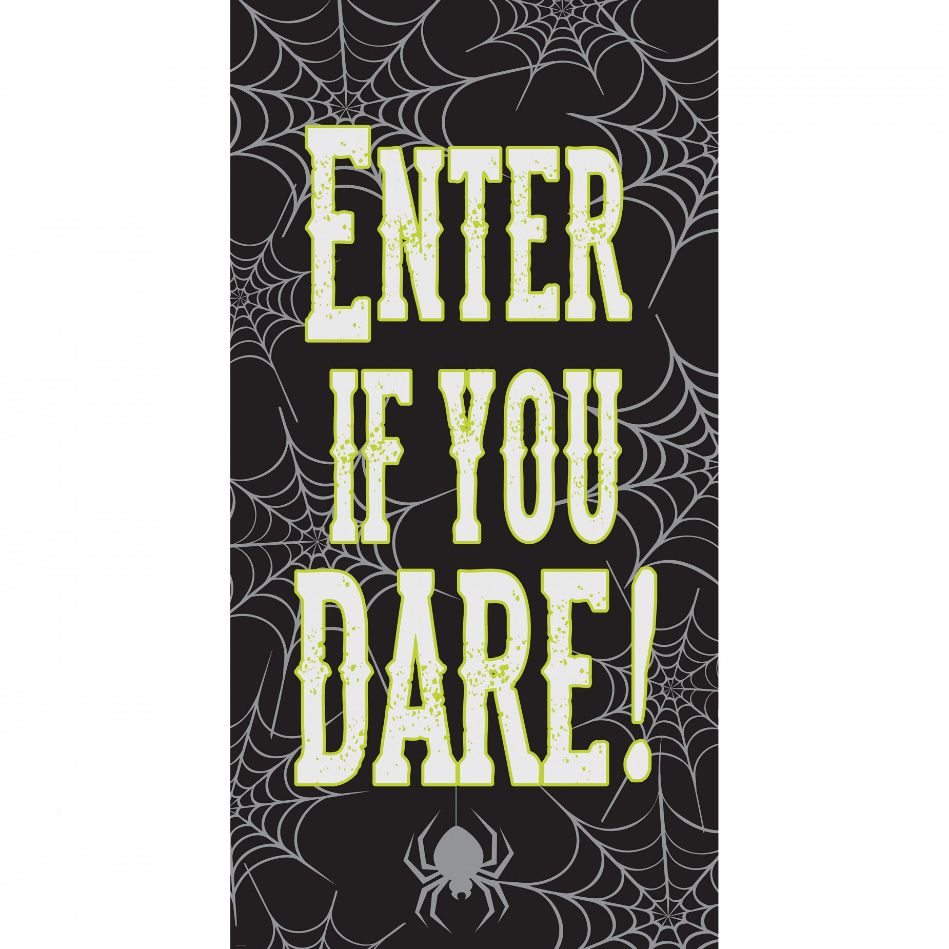 Décoration de porte en plastique Halloween