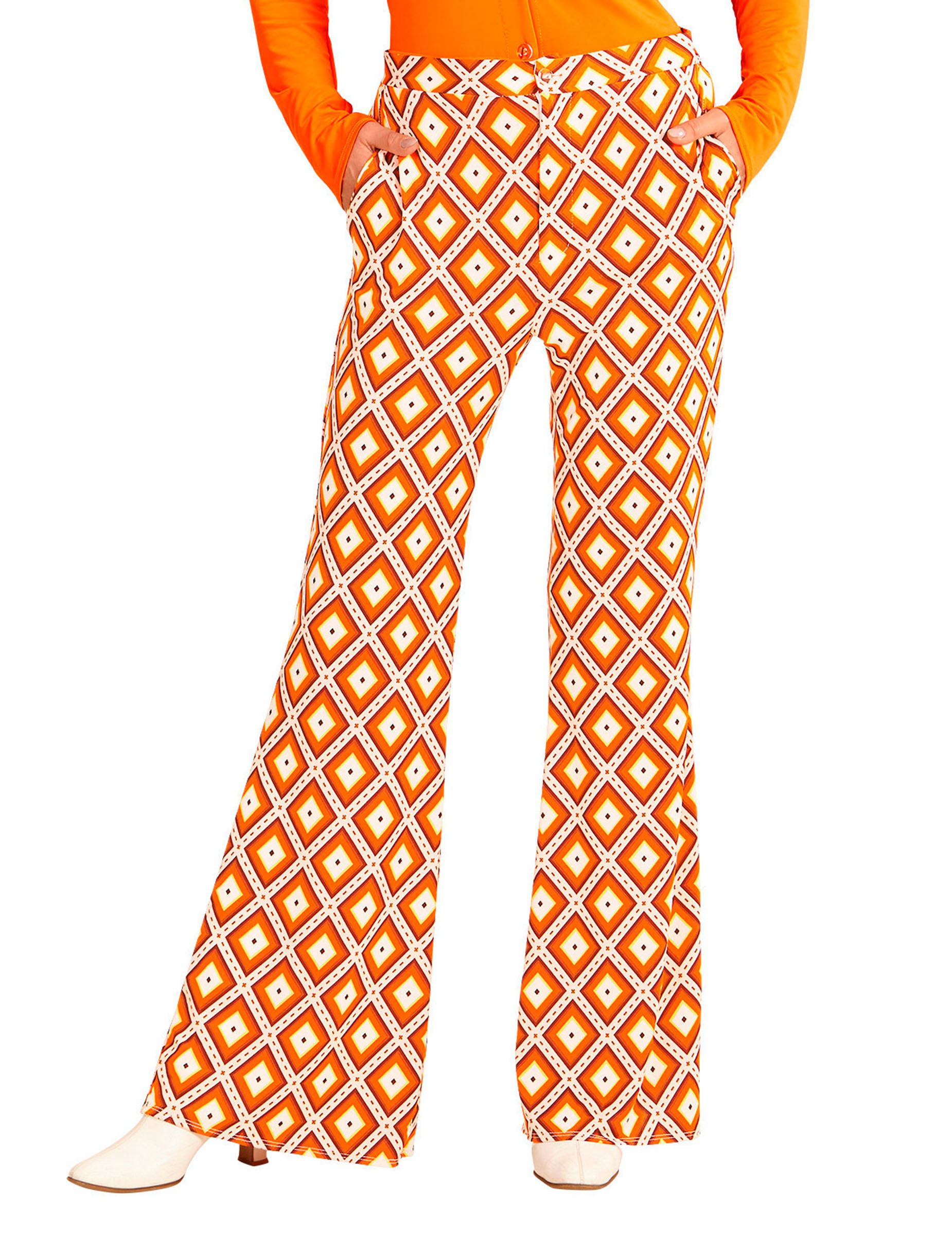 Pantalon groovy rétro années 70 femme