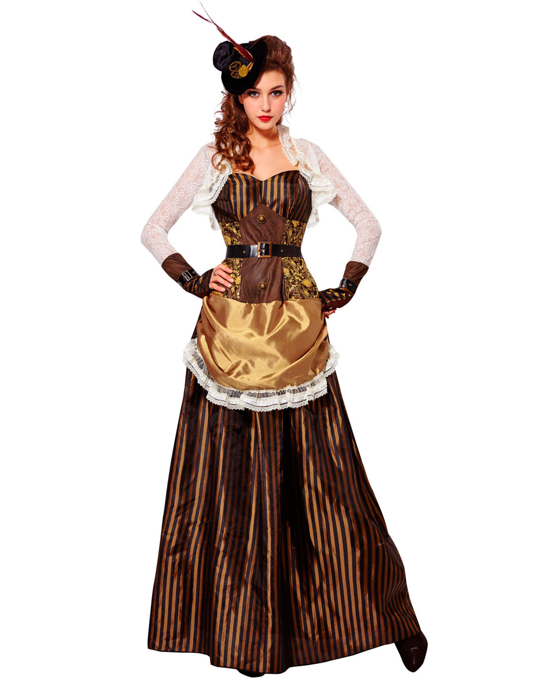 Déguisement noble baroque femme Steampunk