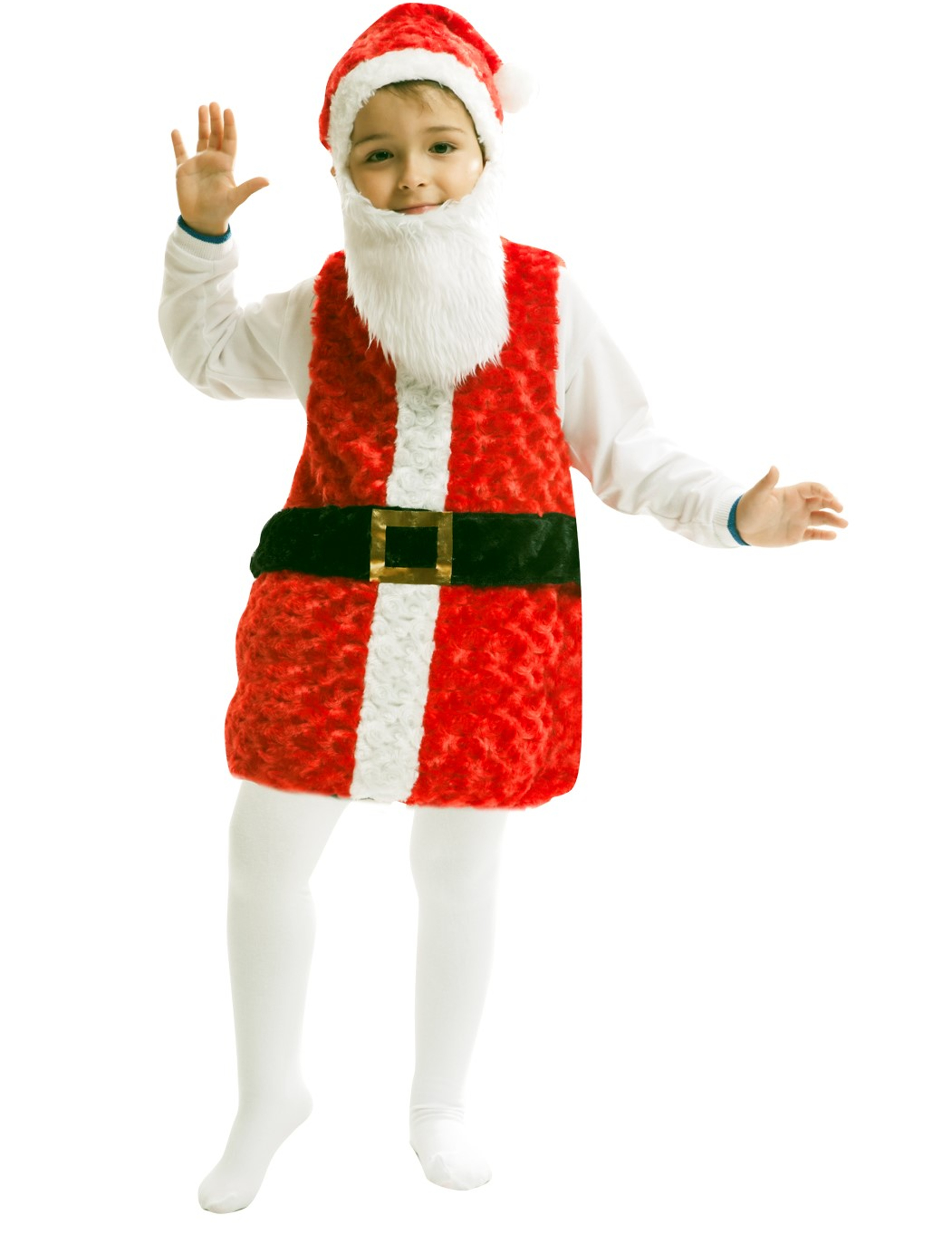 Déguisement Père Noël avec bonnet et barbe enfant