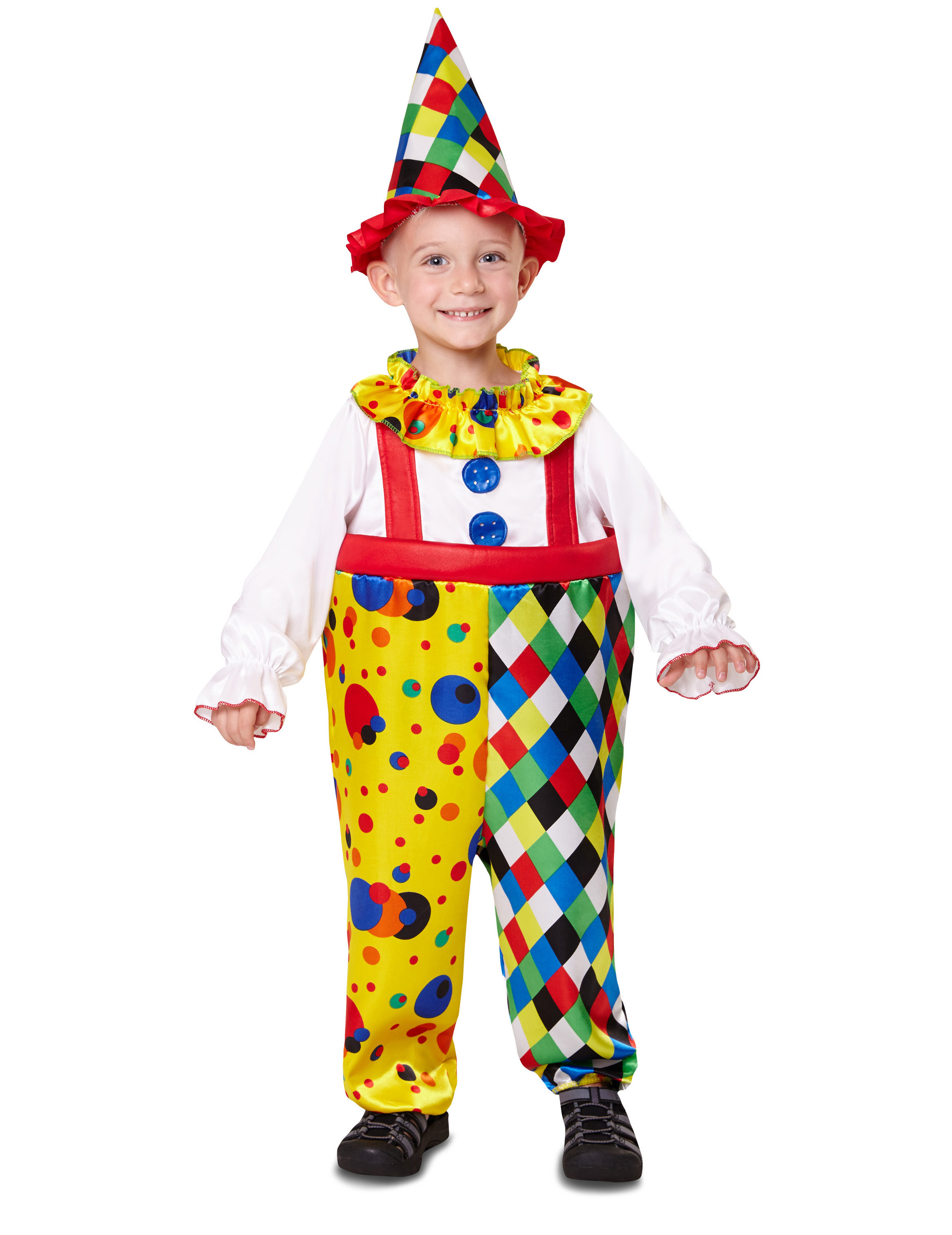 Déguisement petit clown farceur garçon