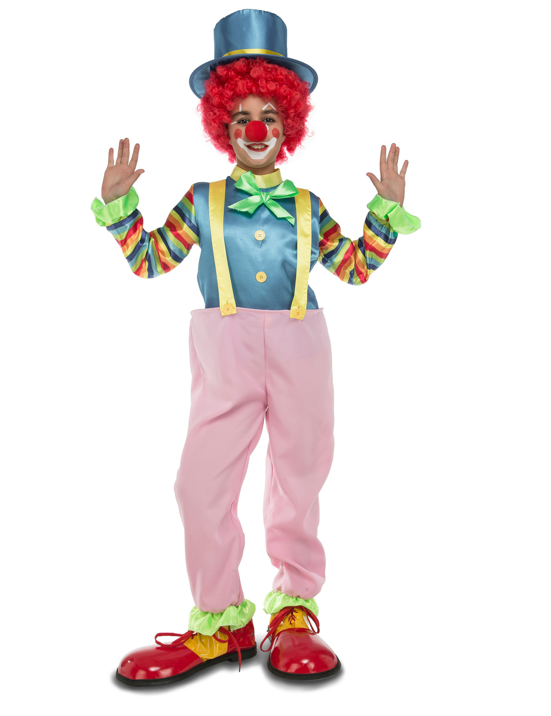 Déguisement clown rose enfant