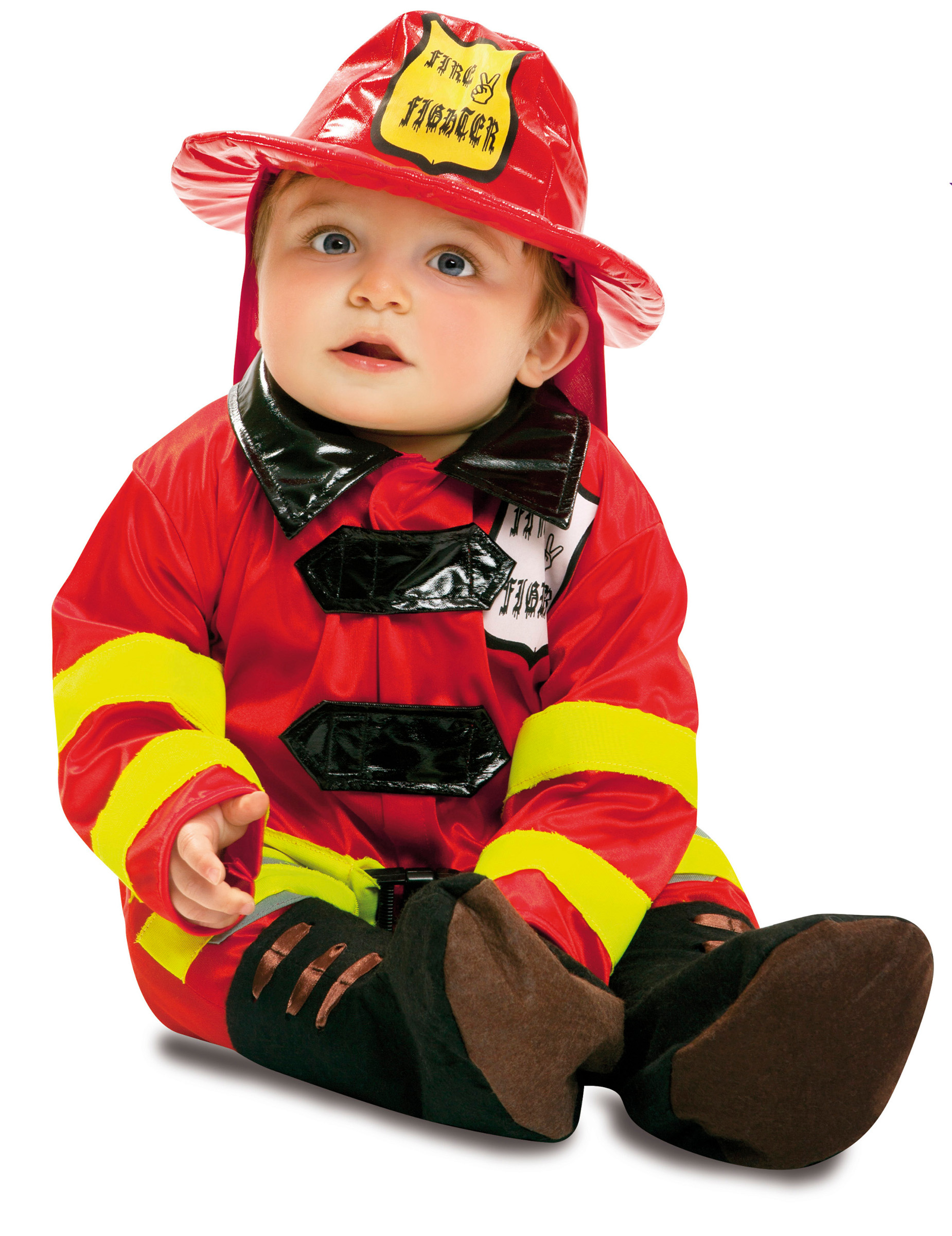 Déguisement soldat du feu bébé