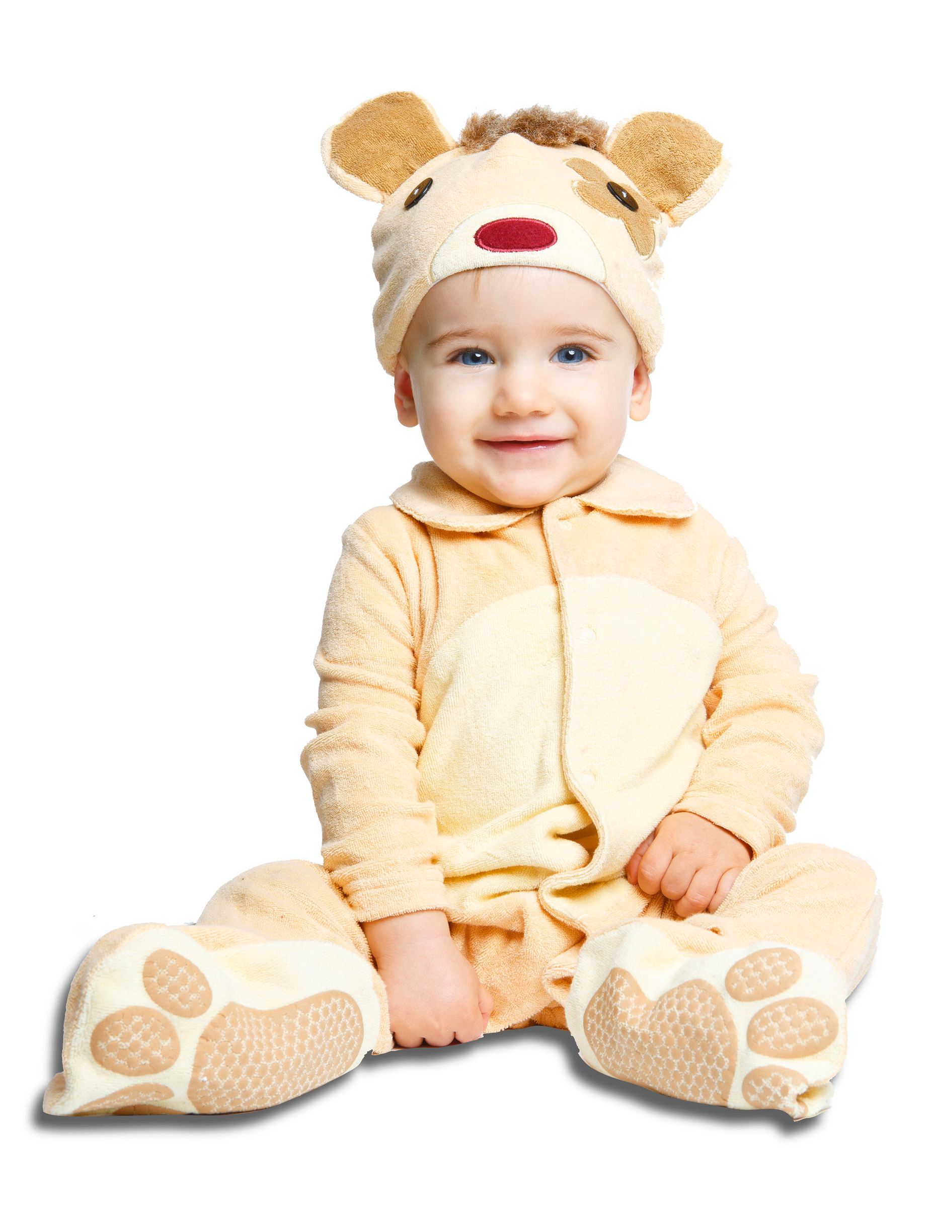 Déguisement petit ourson avec sucette luxe bébé