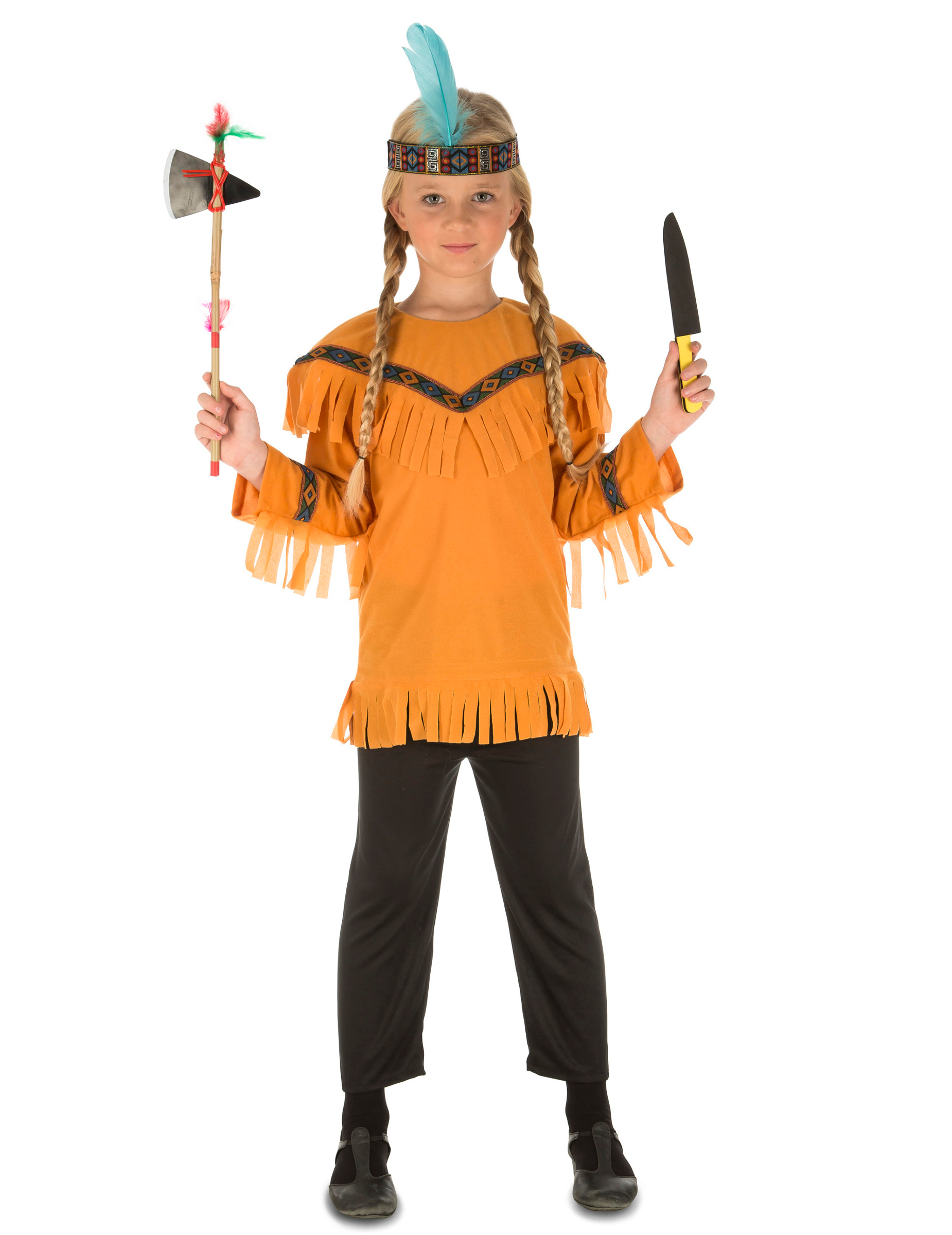 Déguisement indien avec accessoires enfant