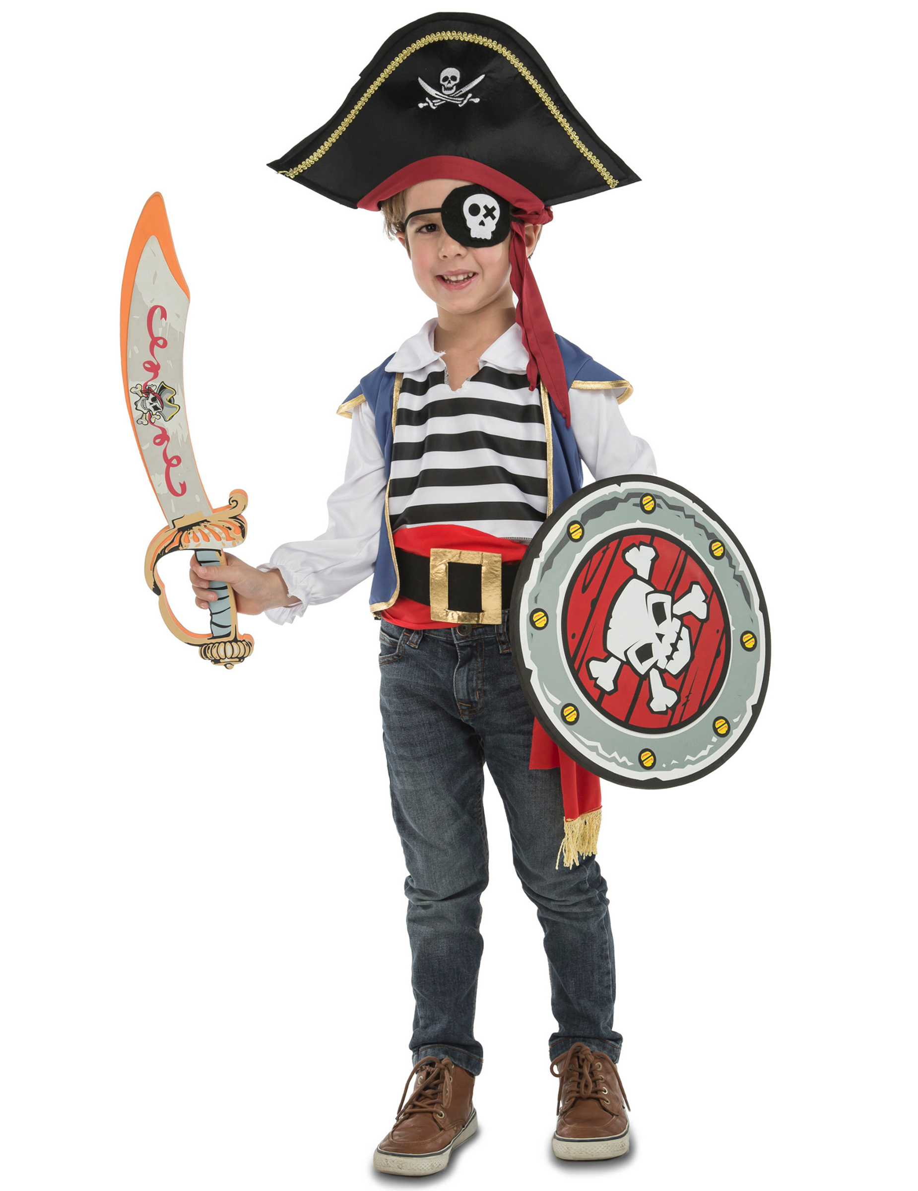 Déguisement pirate avec accessoires enfant