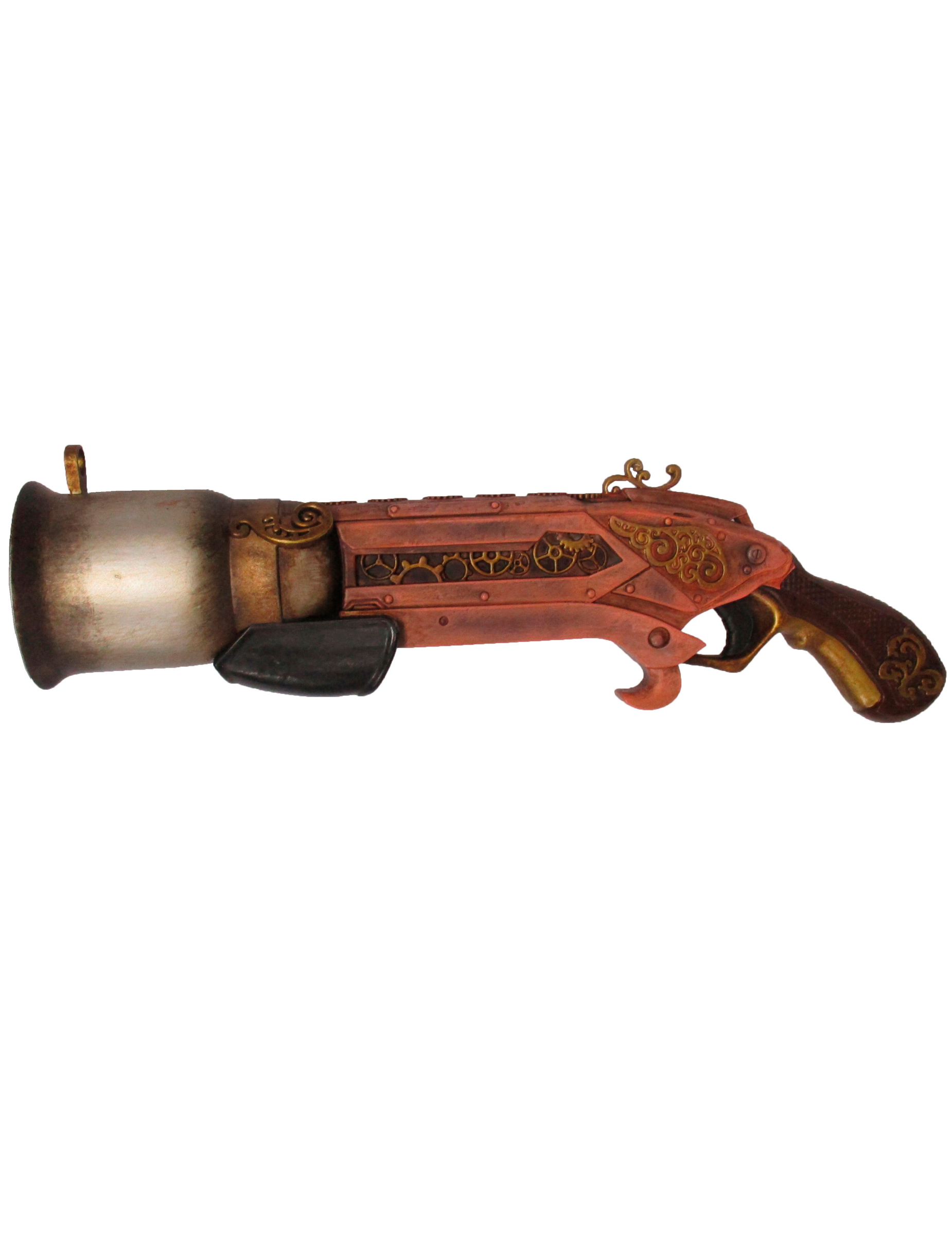 Pistolet catapulte 32 cm Steampunk