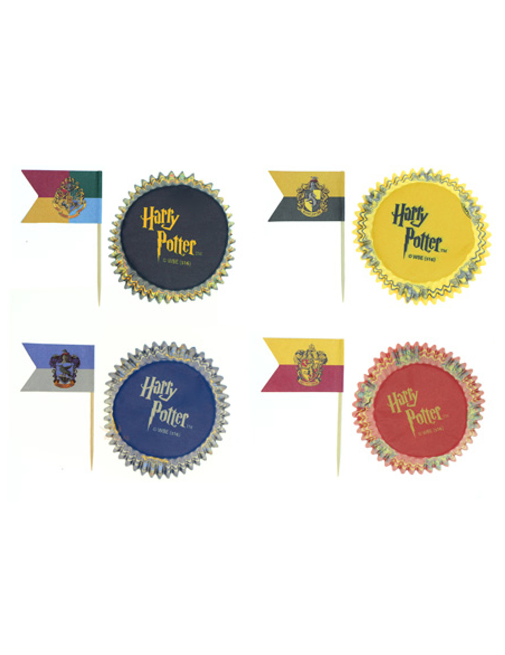 Lot de 100 décorations pour cupcakes - Harry Potter