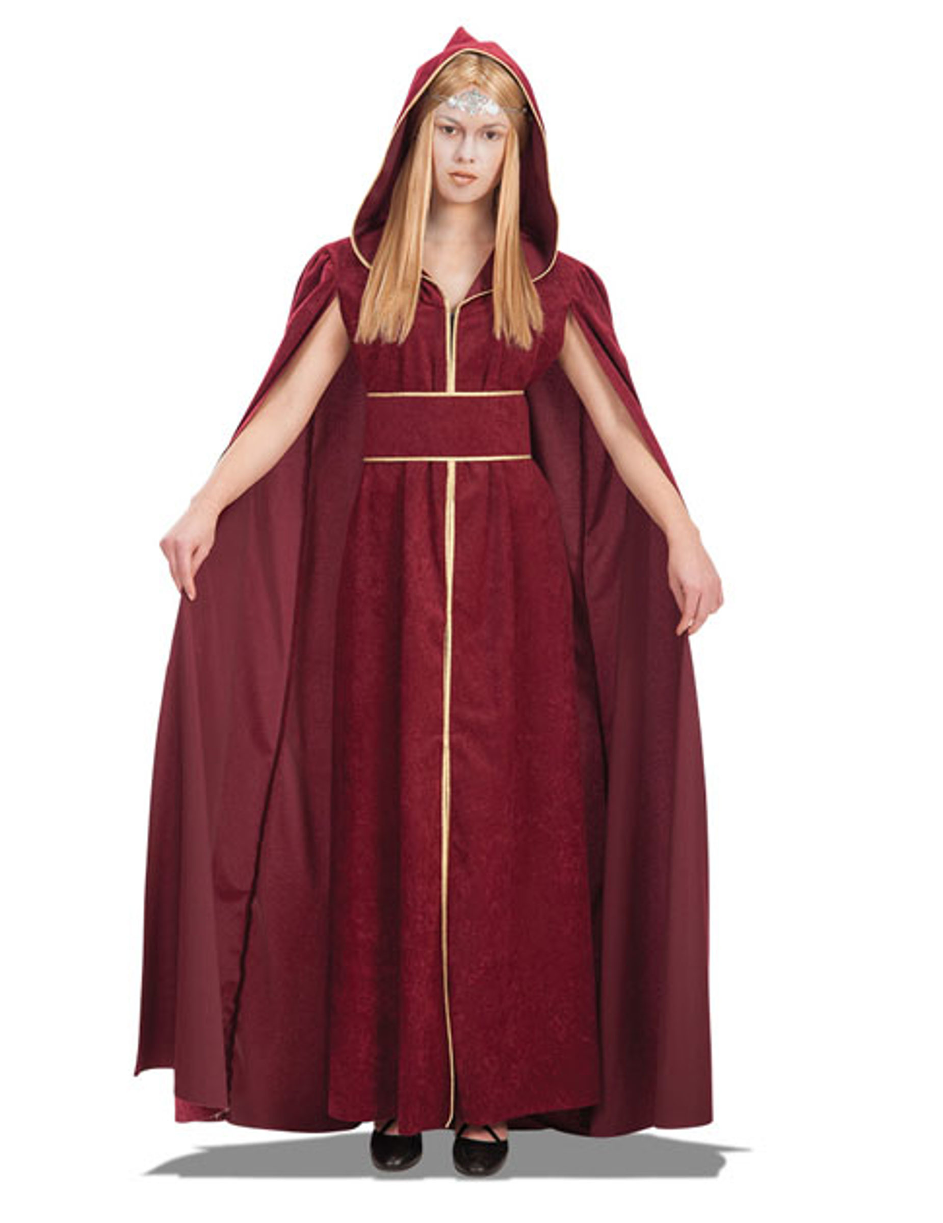 Déguisement princesse médiévale avec cape femme