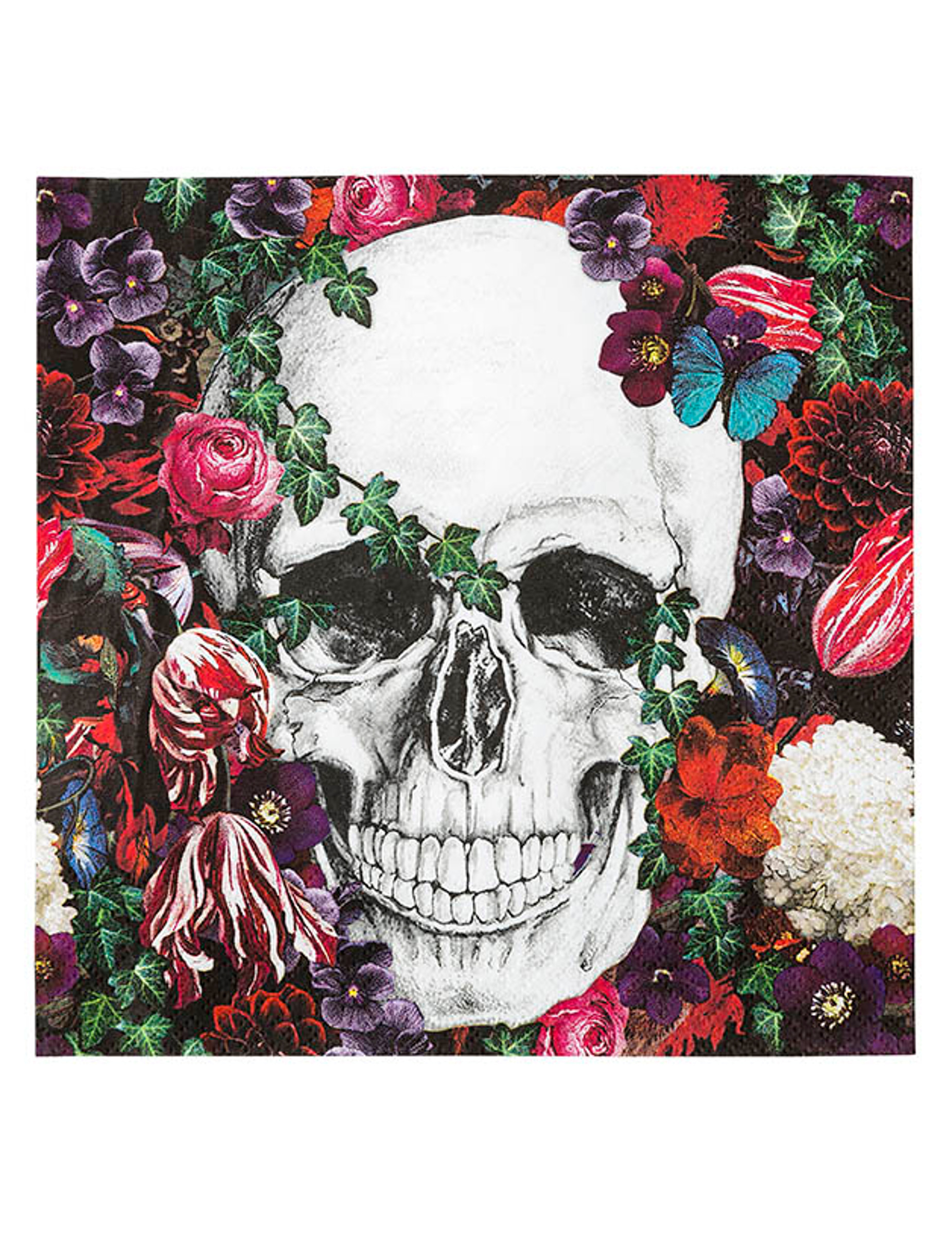 20 Serviettes en papier Dia de los muertos 33 cm