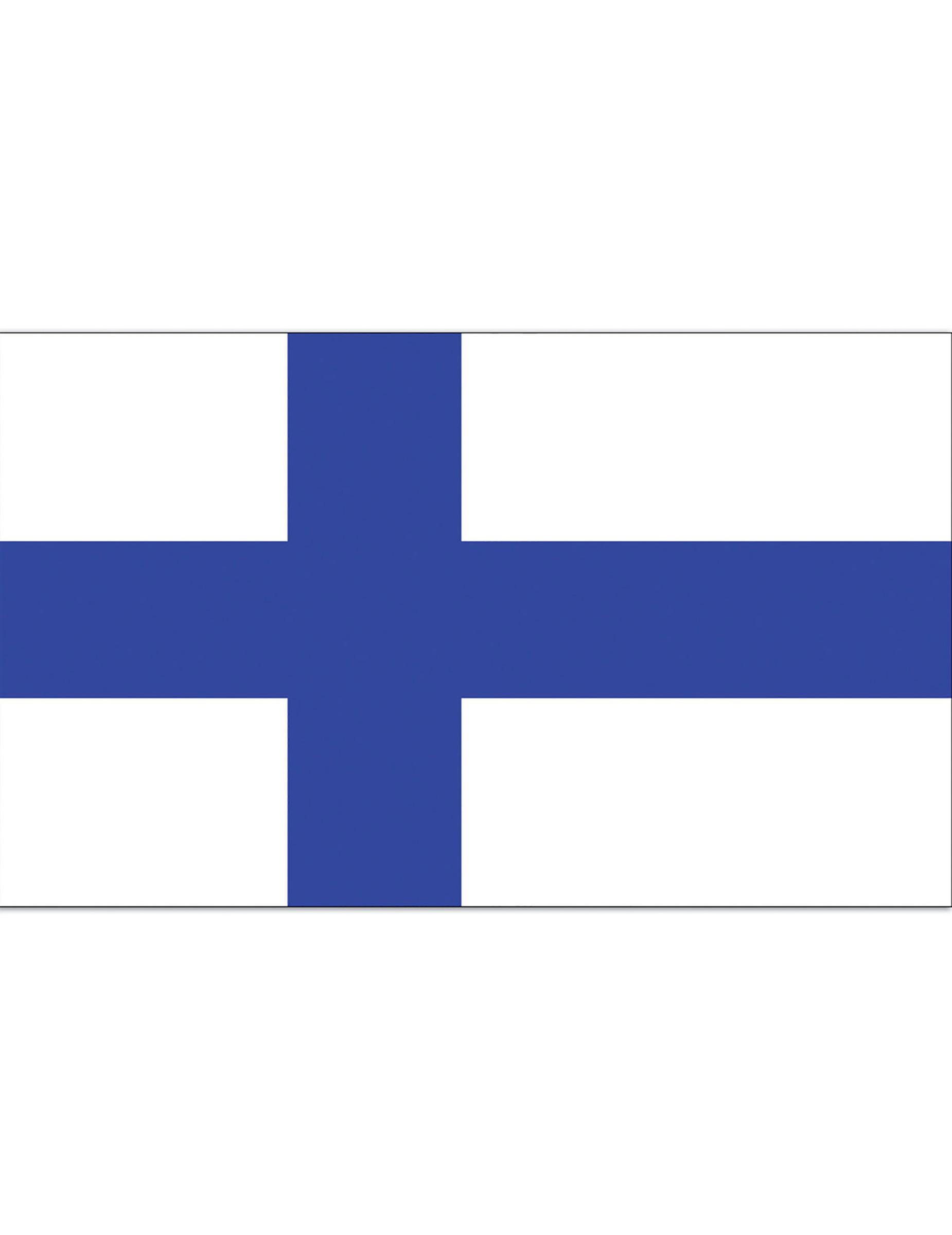 Drapeau supporter Finlande 90 X 150 cm