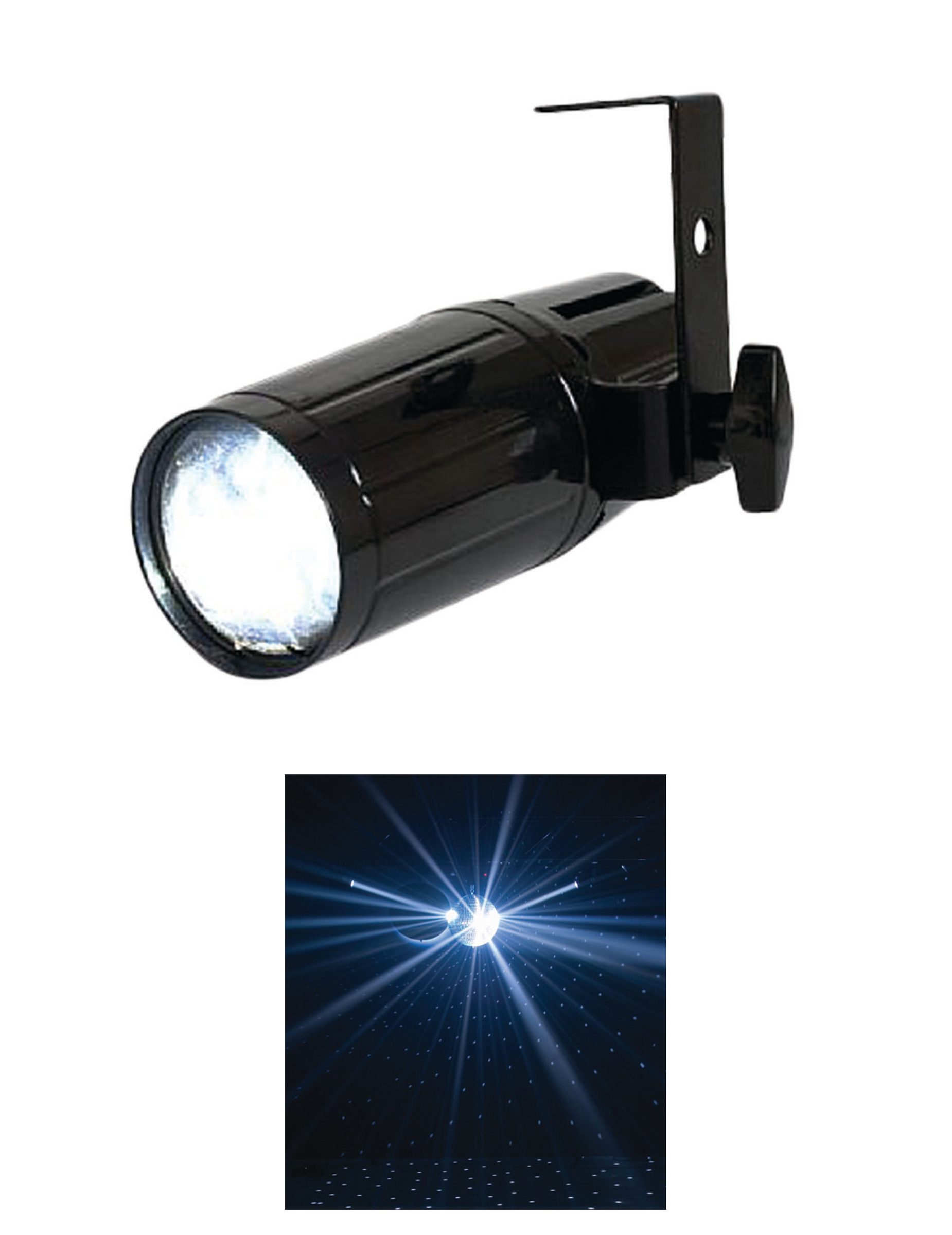 Laser flash LED