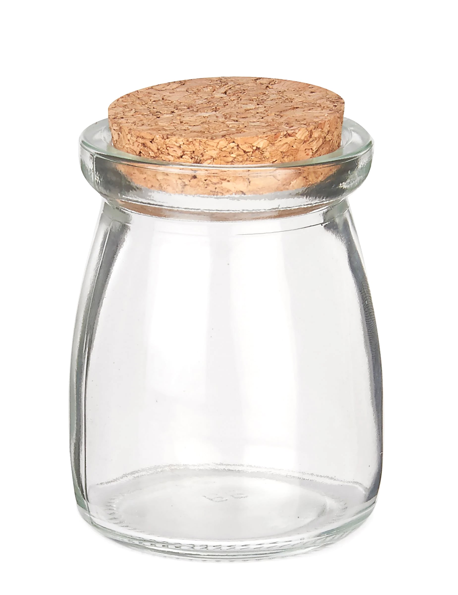 Petit pot en verre avec bouchon liège 8 cm