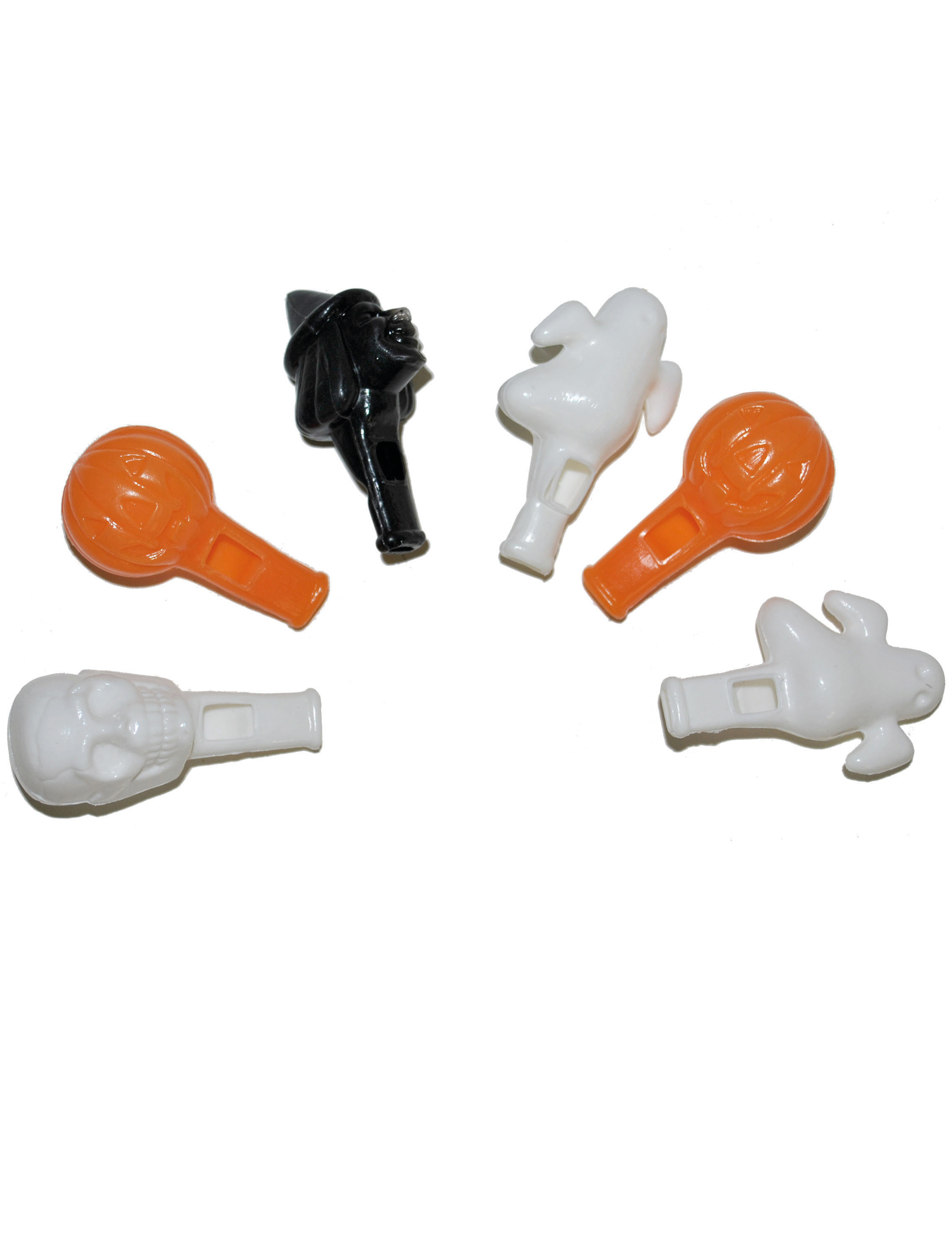 6 Sifflets 7 cm Halloween