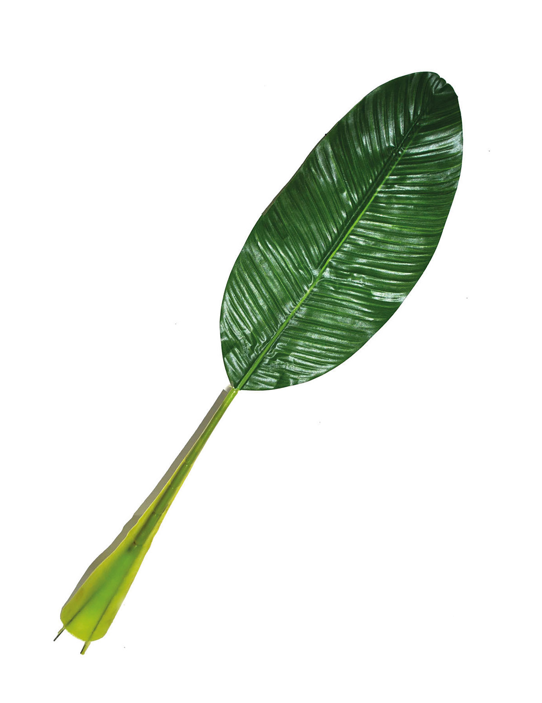 Décoration feuille verte Hawaï 74 cm