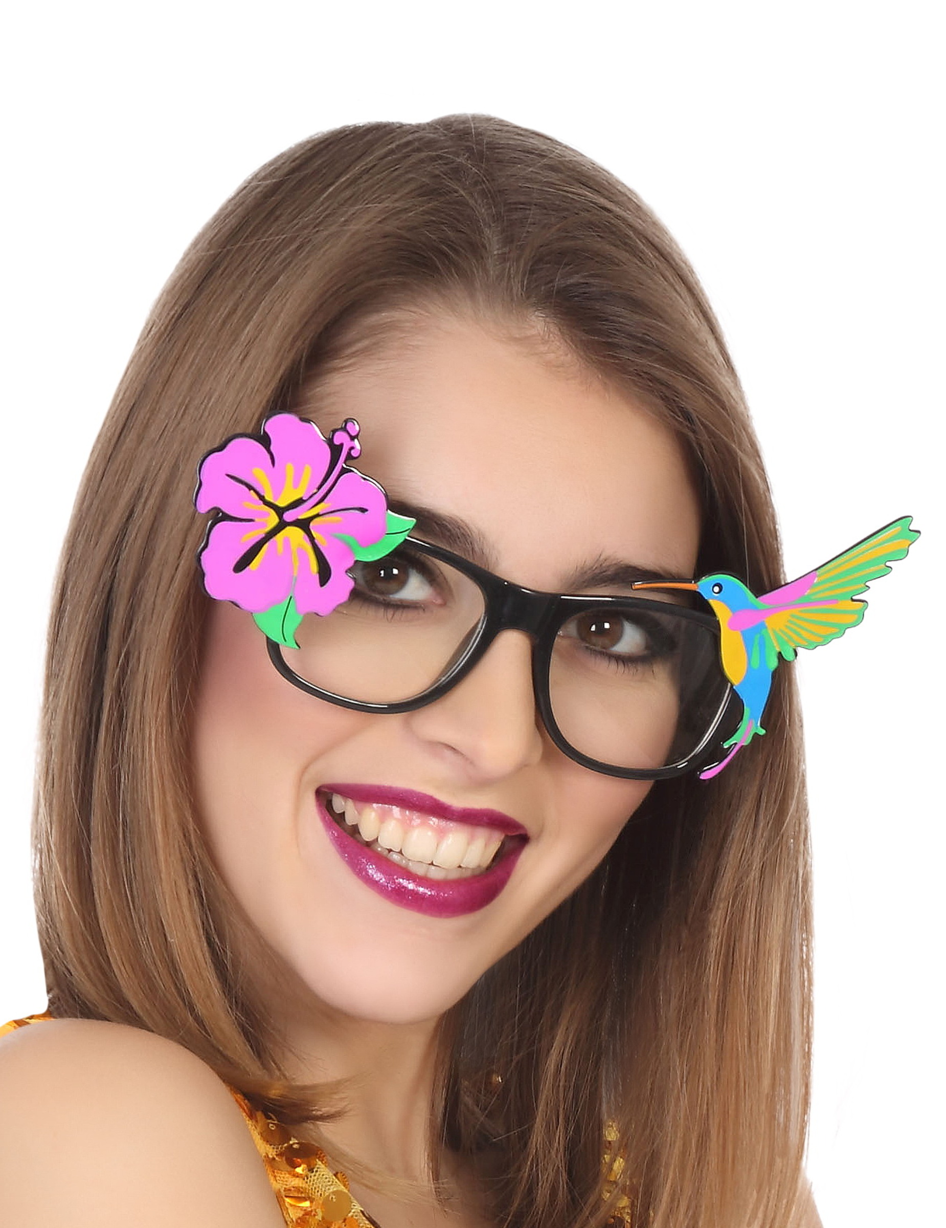 Lunettes été hawaïennes adulte